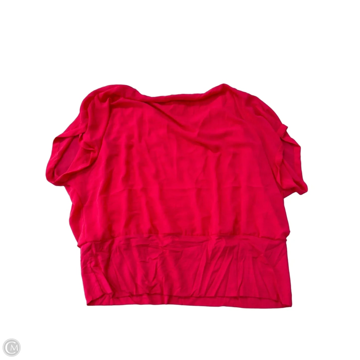 Top Short Sleeve By Joseph A. In Pink, Size: 2x