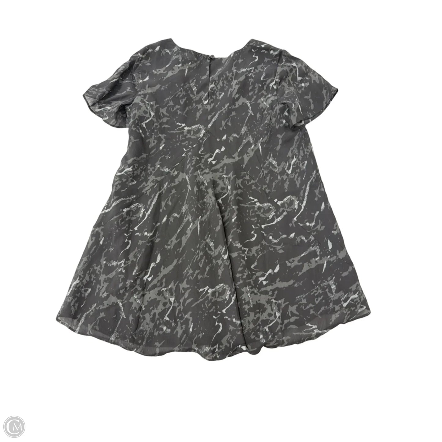 Top Short Sleeve By H For Halston In Black & Grey, Size: Xxs