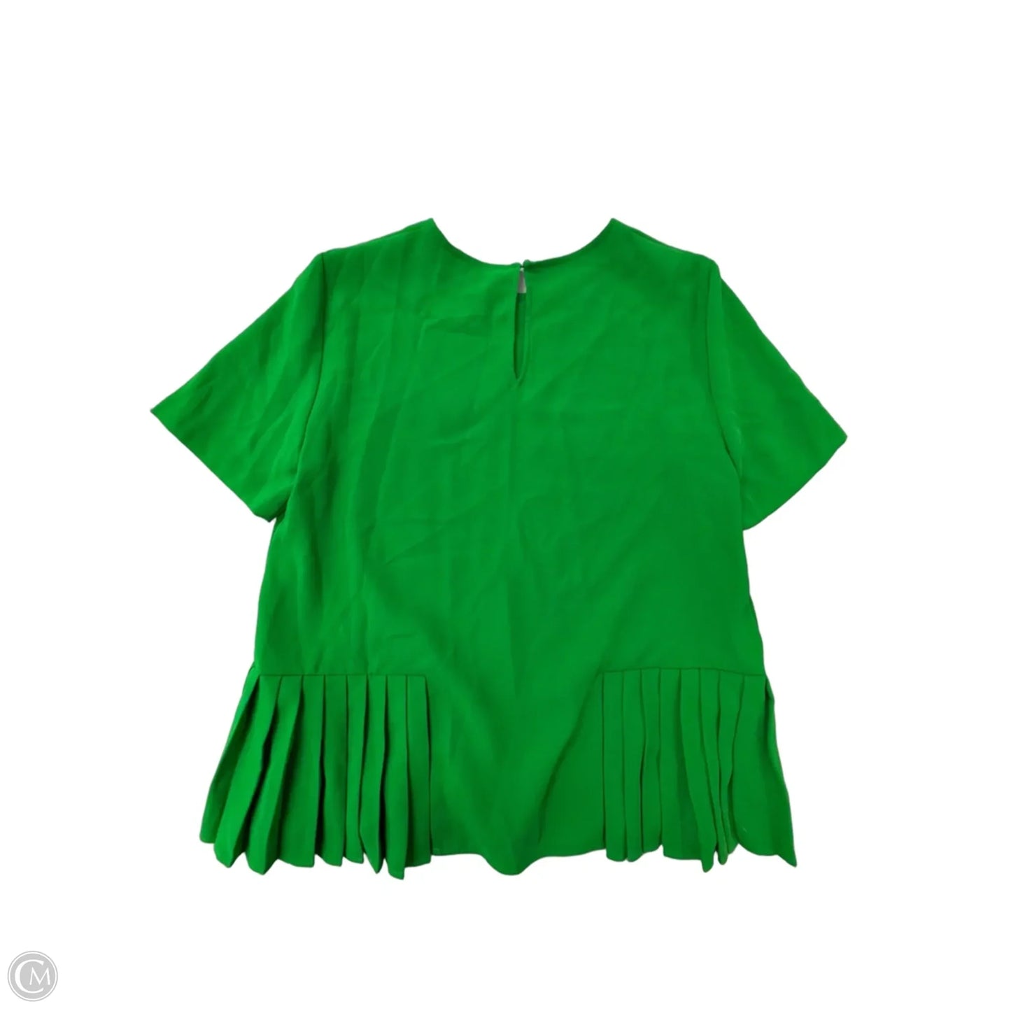 Top Short Sleeve By Zara In Green, Size: L