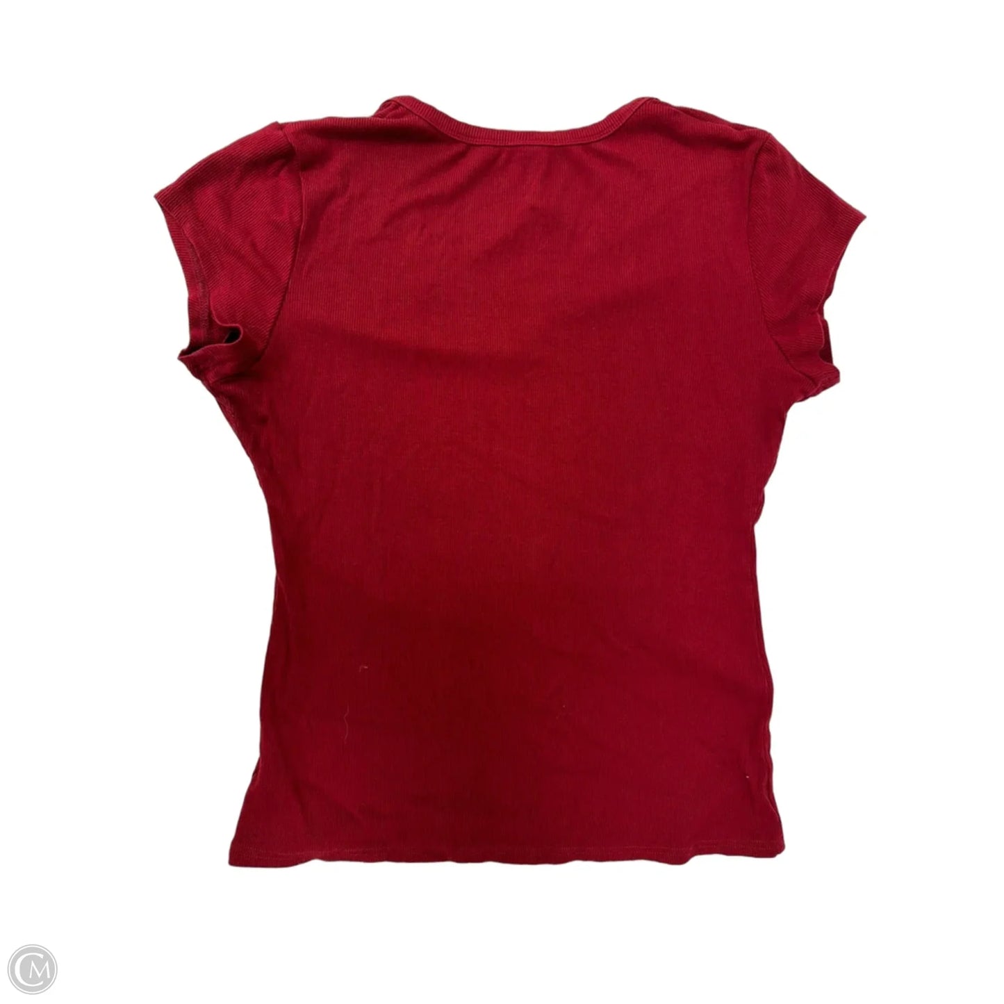 Top Short Sleeve Basic By Clothes Mentor In Red, Size: Xl