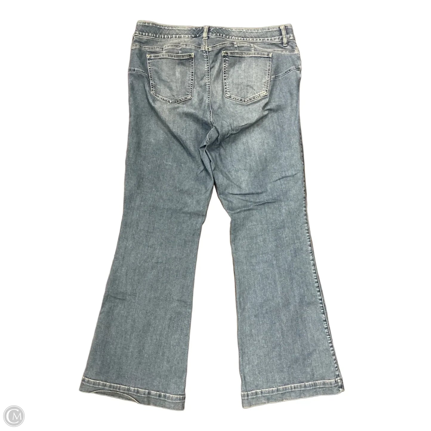 Jeans Flared By Torrid In Blue Denim, Size: 20