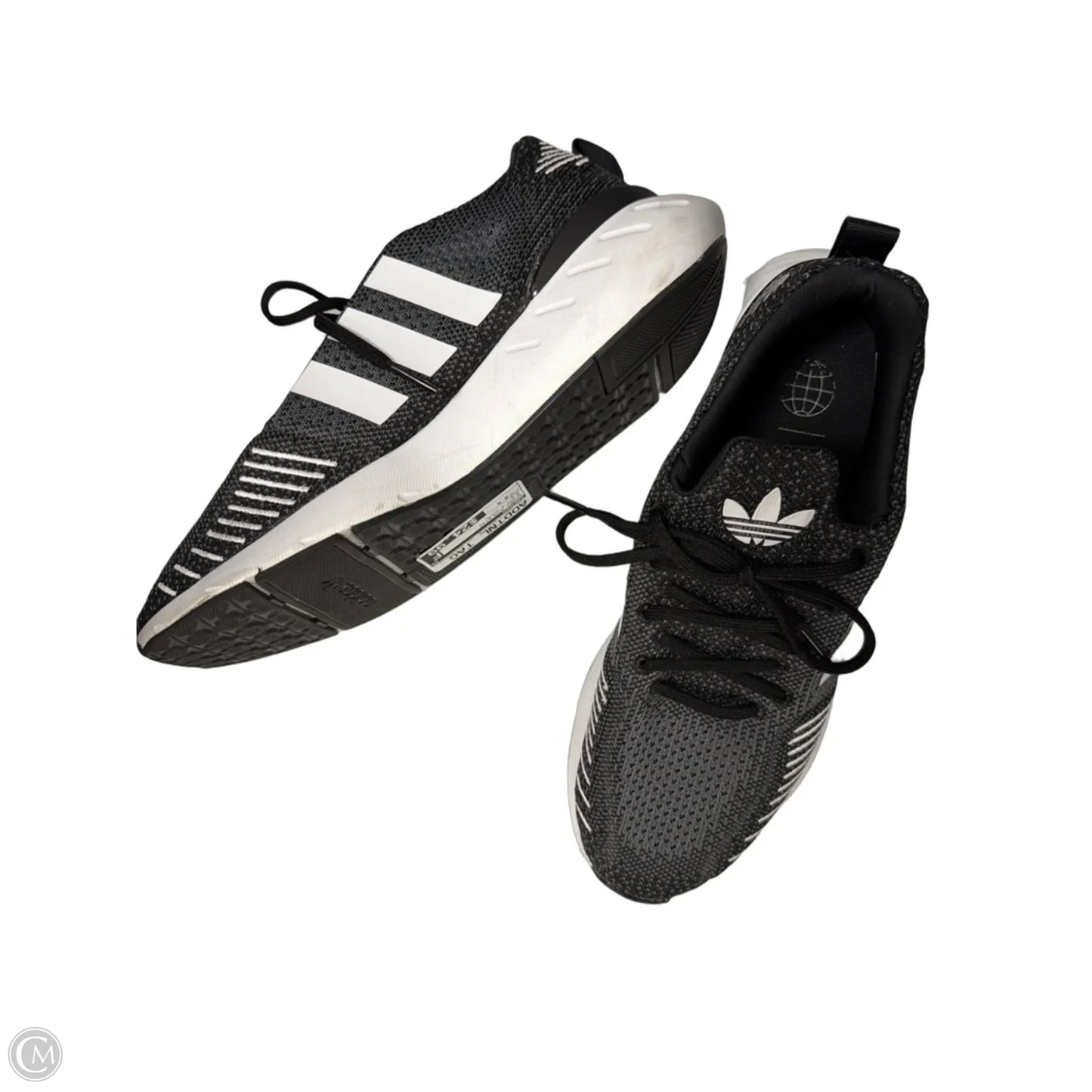 Shoes Athletic By Adidas In Black & White, Size: 9.5