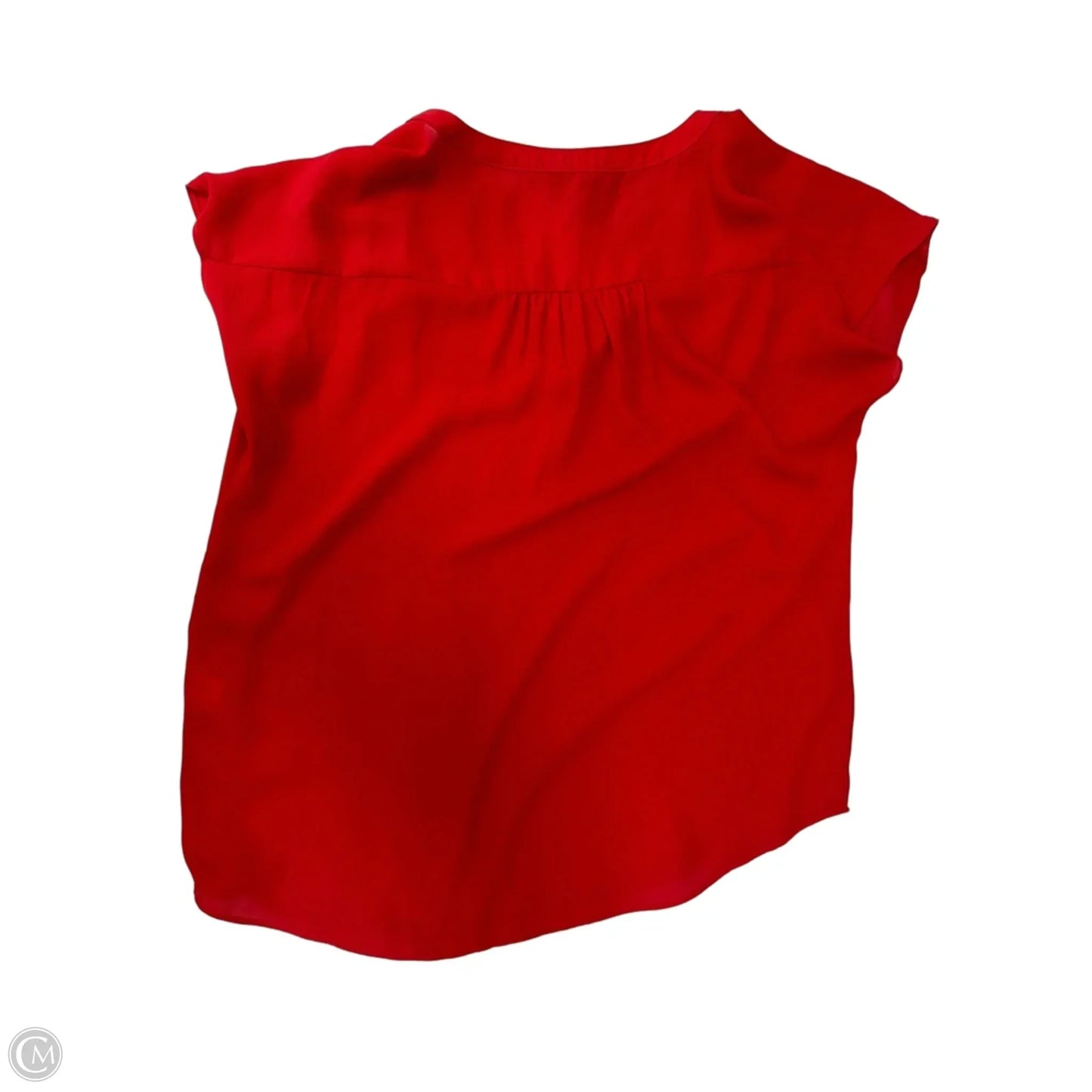 Top Short Sleeve By Banana Republic In Red, Size: S