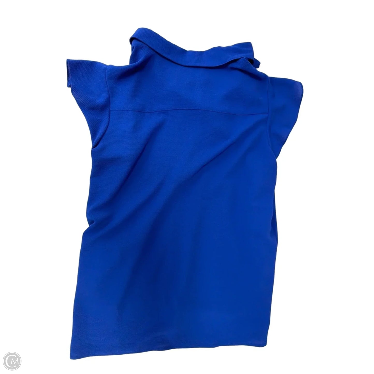 Top Short Sleeve By Calvin Klein In Blue, Size: M