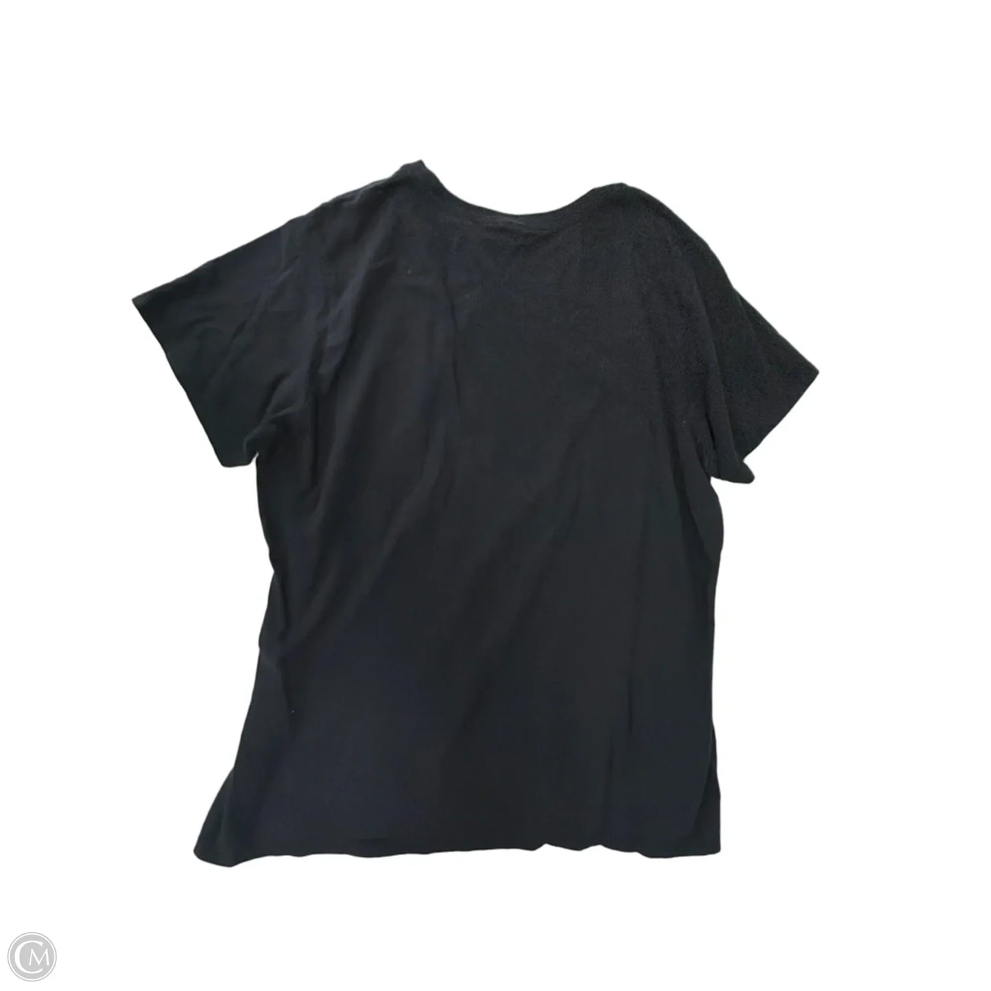 Top Short Sleeve By Port & Company In Black, Size: 1x