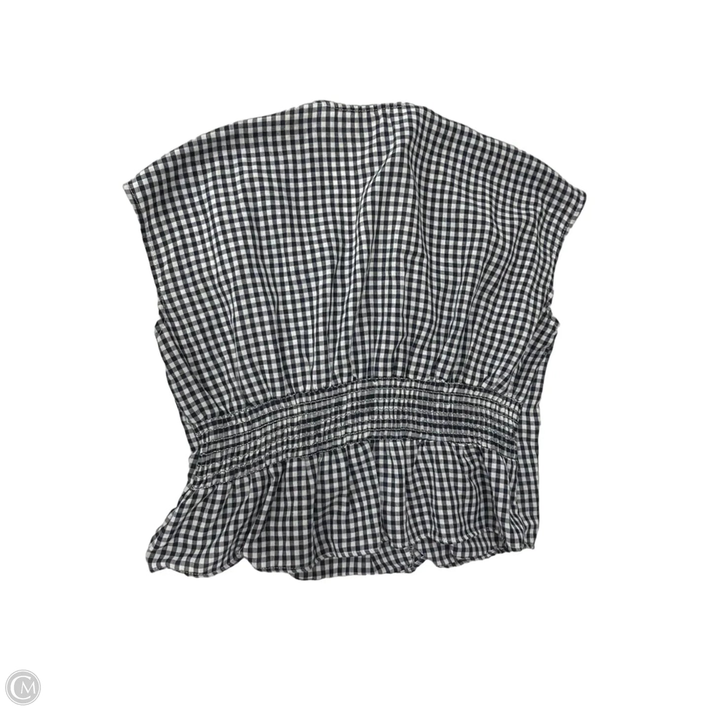 Top Sleeveless By Max Studio In Checkered Pattern, Size: 2x