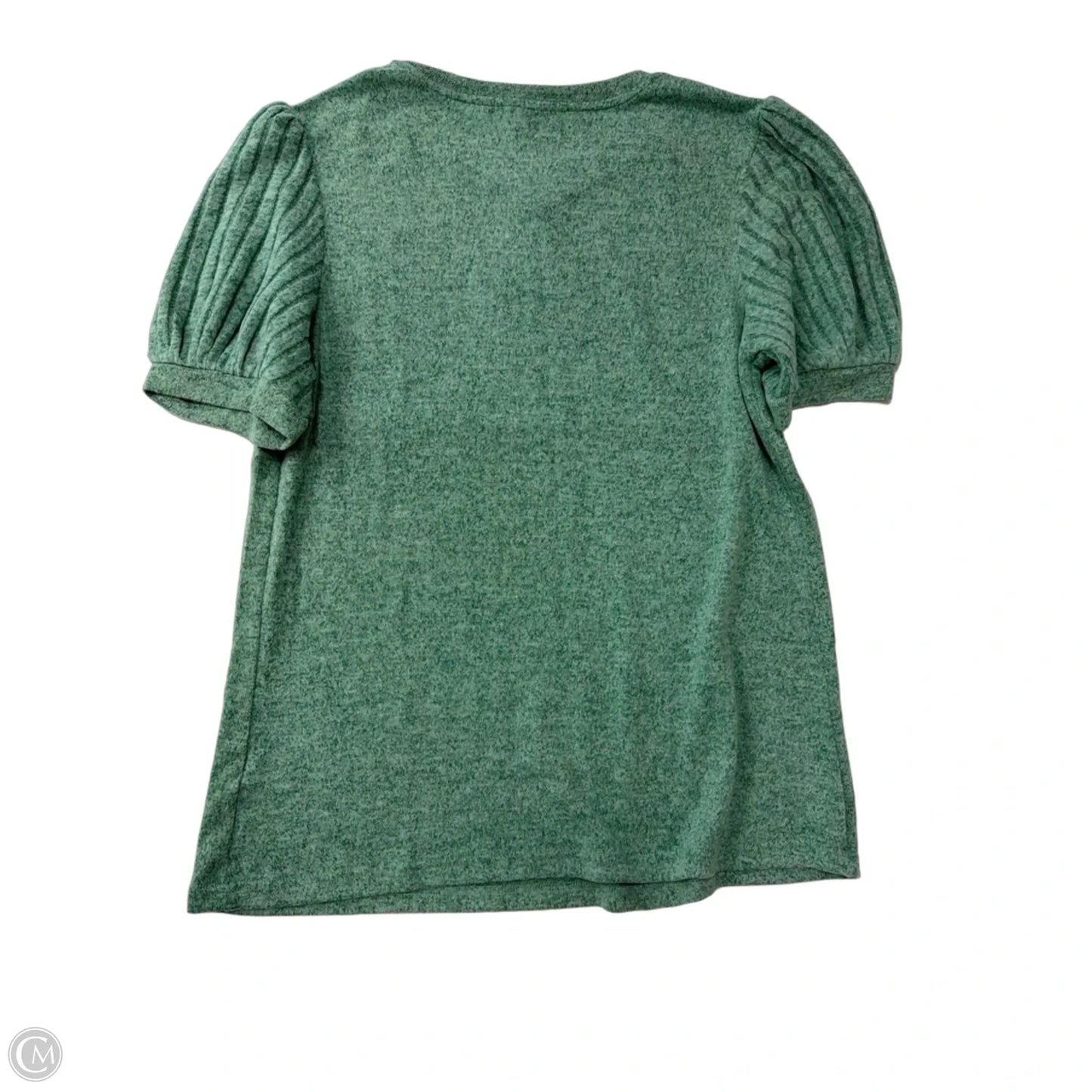 Top Short Sleeve By Automet In Green, Size: L