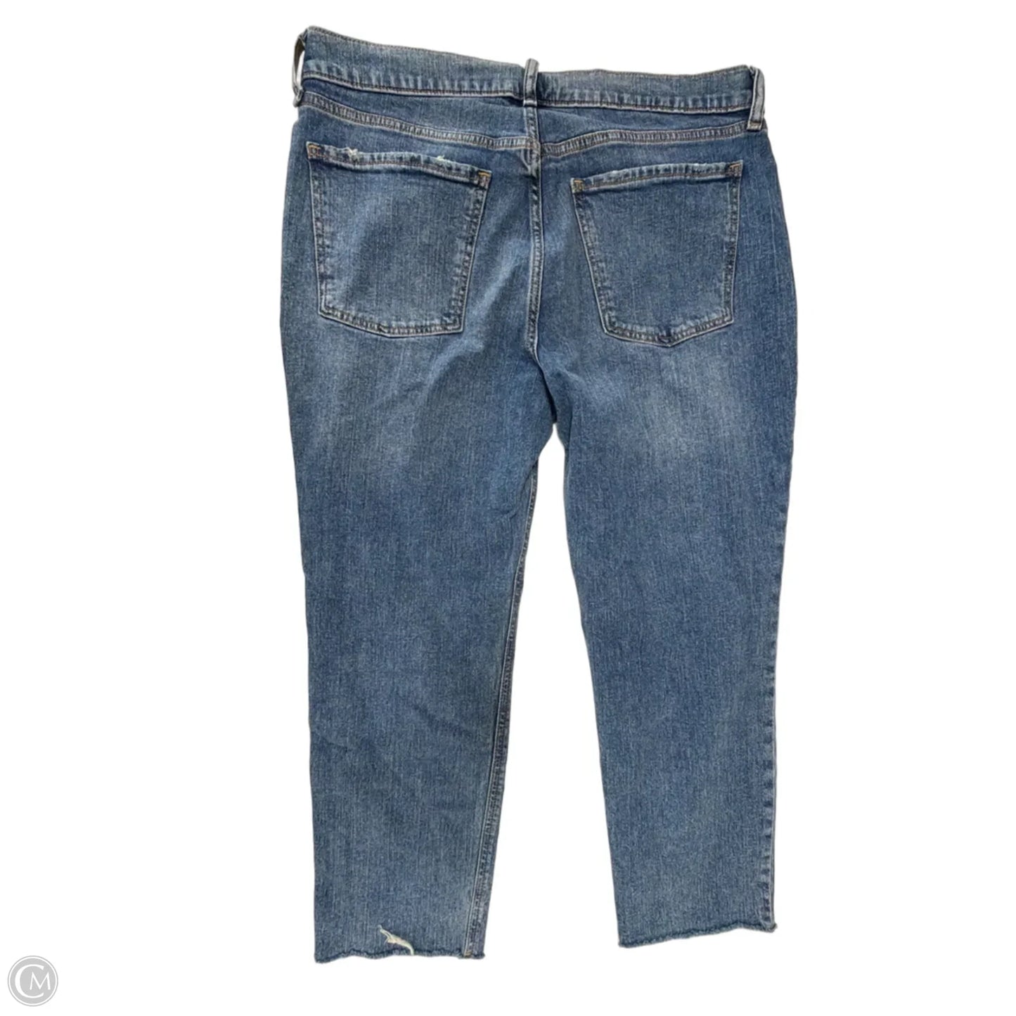 Jeans Boyfriend By Old Navy In Blue Denim, Size: 12
