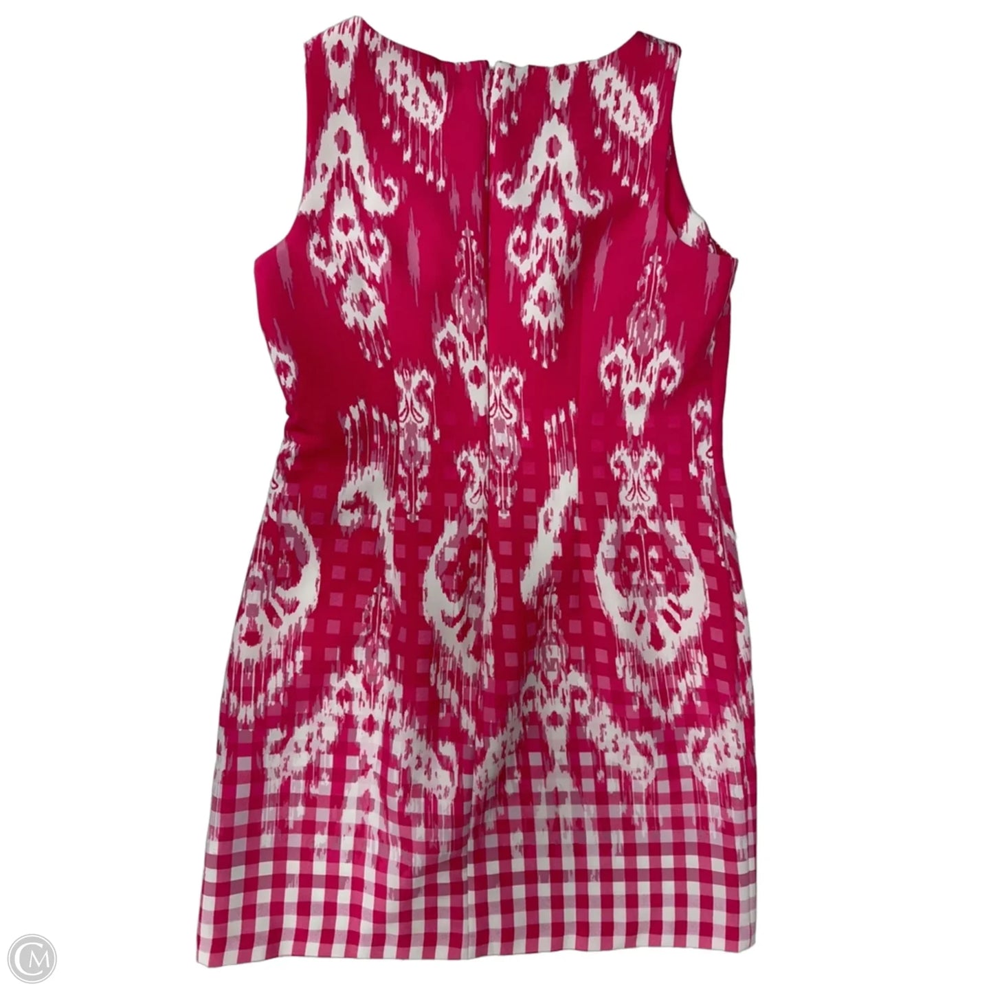 Dress Work By Ab Studio In Pink & White, Size: L