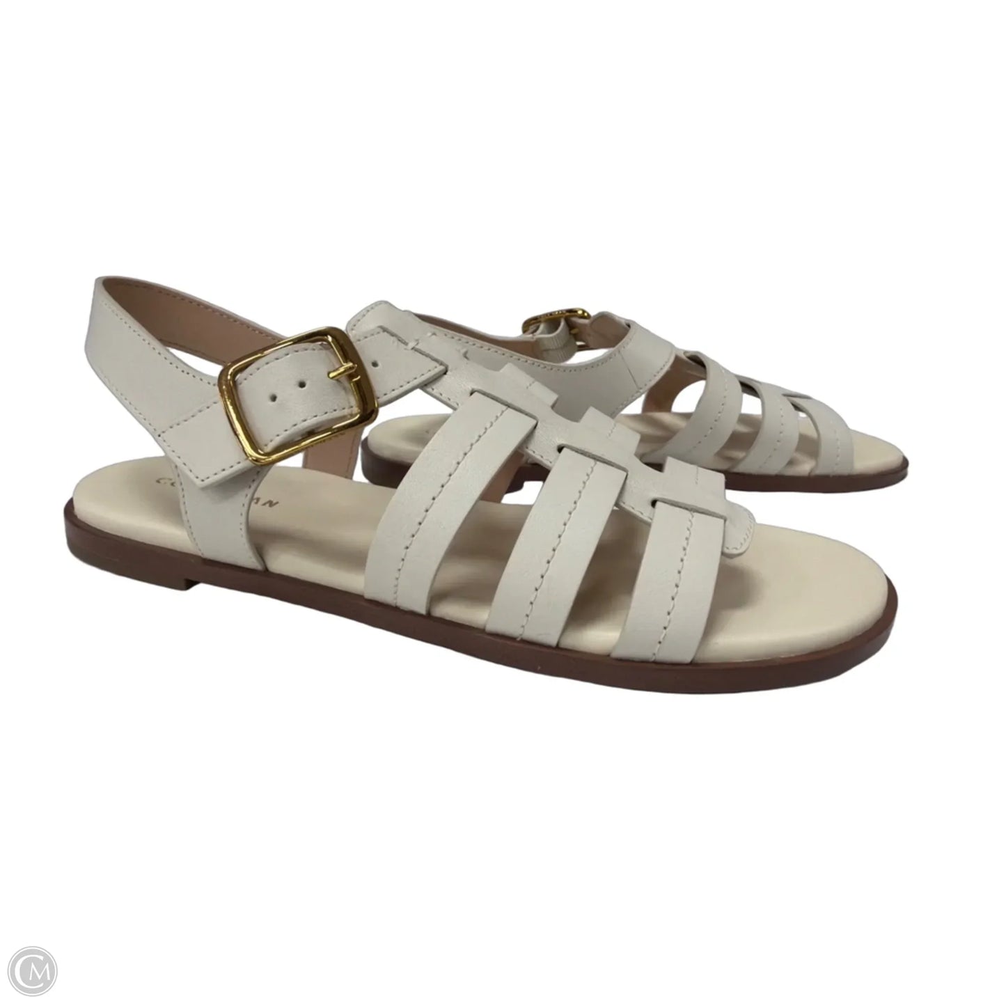 Sandals Flats By Cole-haan In Beige, Size: 8