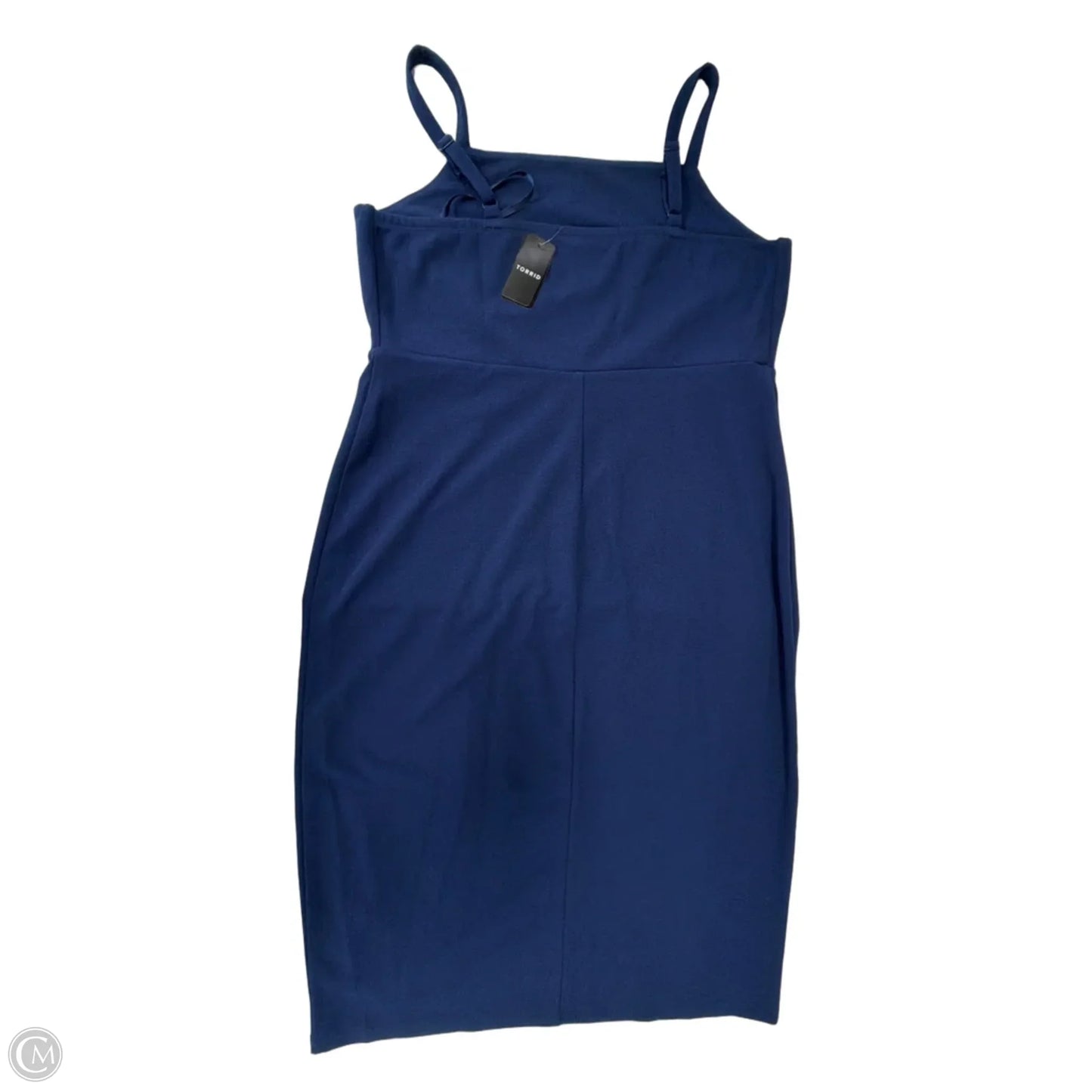 Dress Casual Midi By Torrid In Blue, Size: 1x