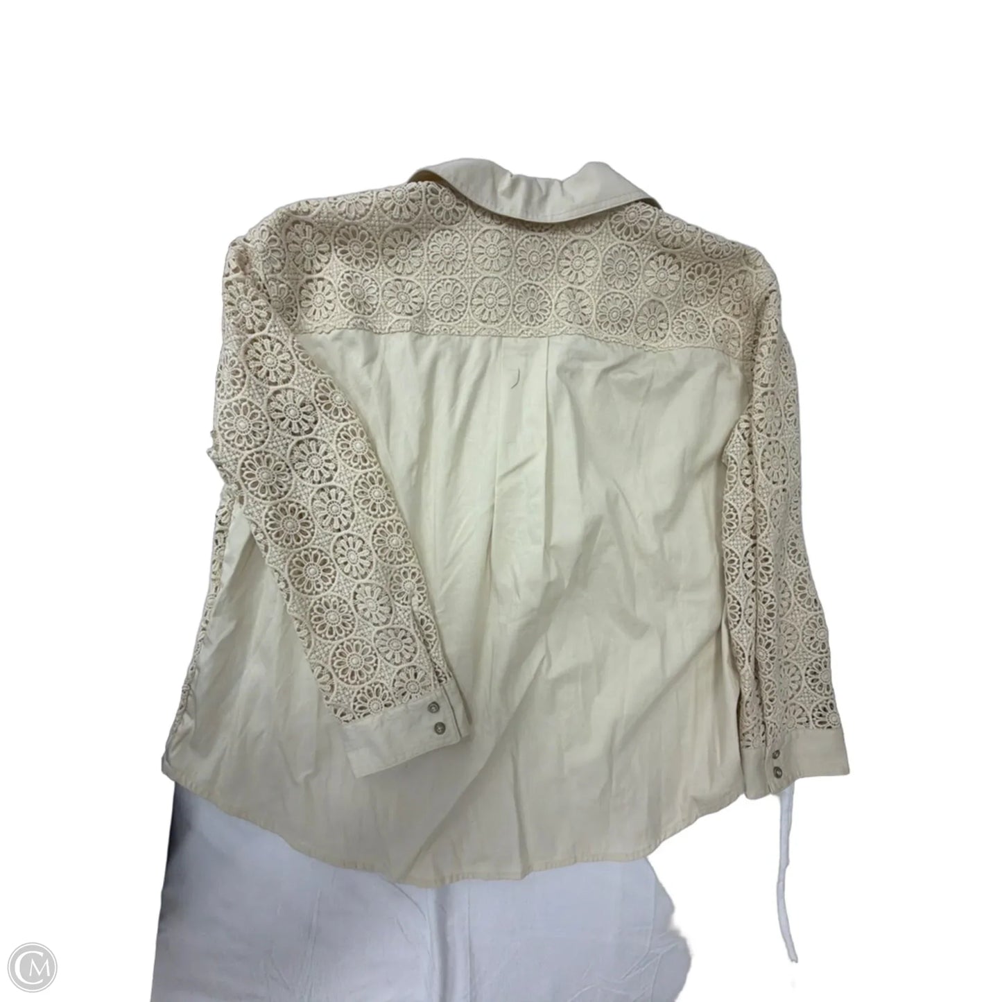 Jacket Shirt By Torrid In Tan, Size: 1x