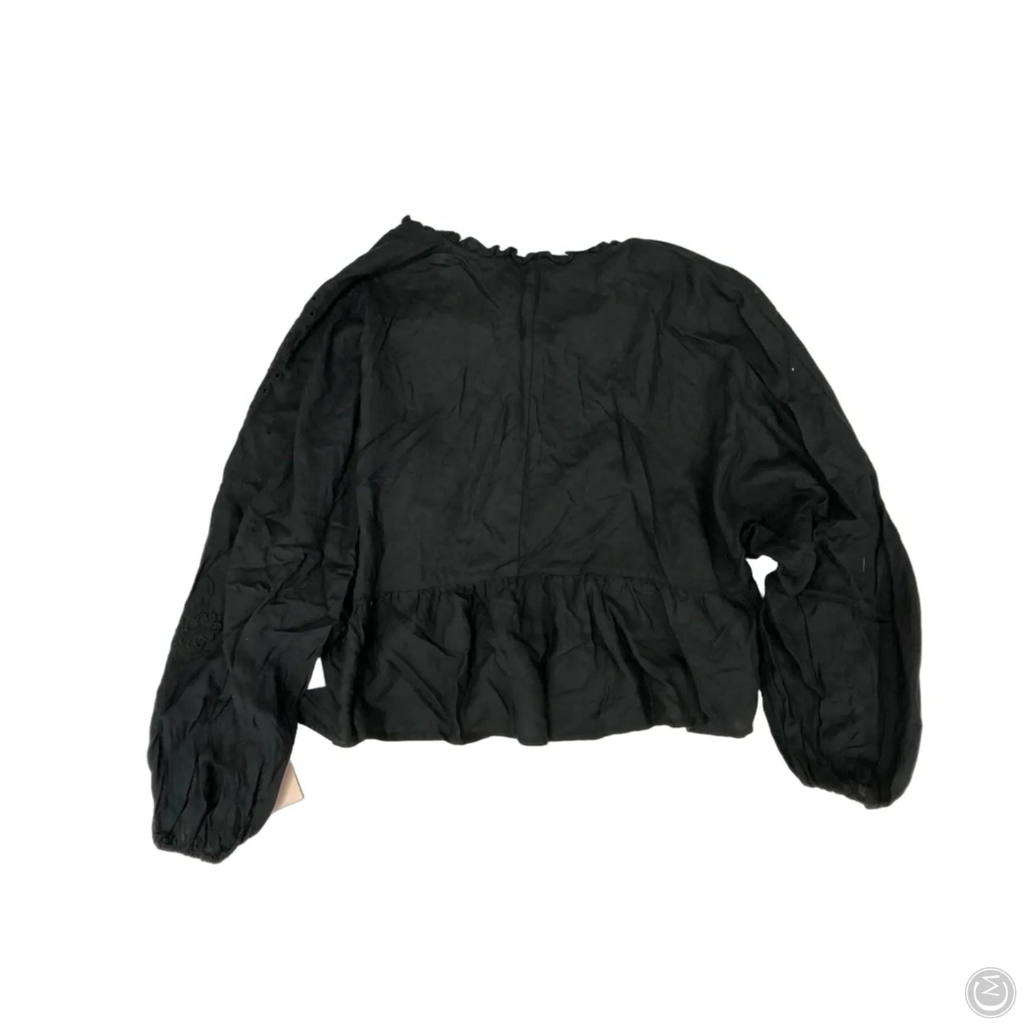 Top Long Sleeve By Black Tape In Black, Size: S