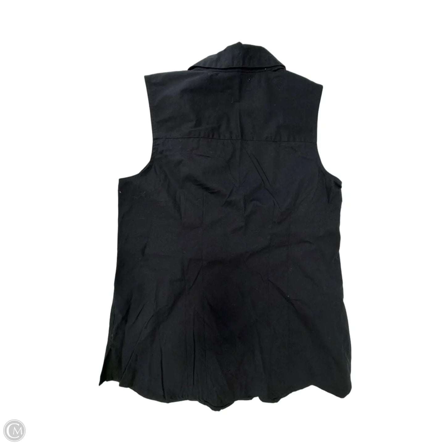 Top Sleeveless By Croft And Barrow In Black, Size: Xs
