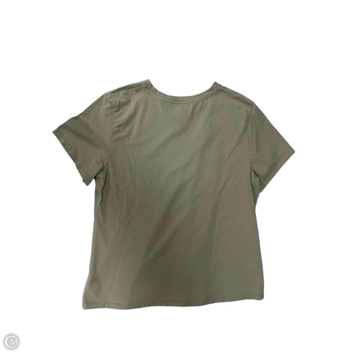Top Short Sleeve Basic By A New Day In Green, Size: L