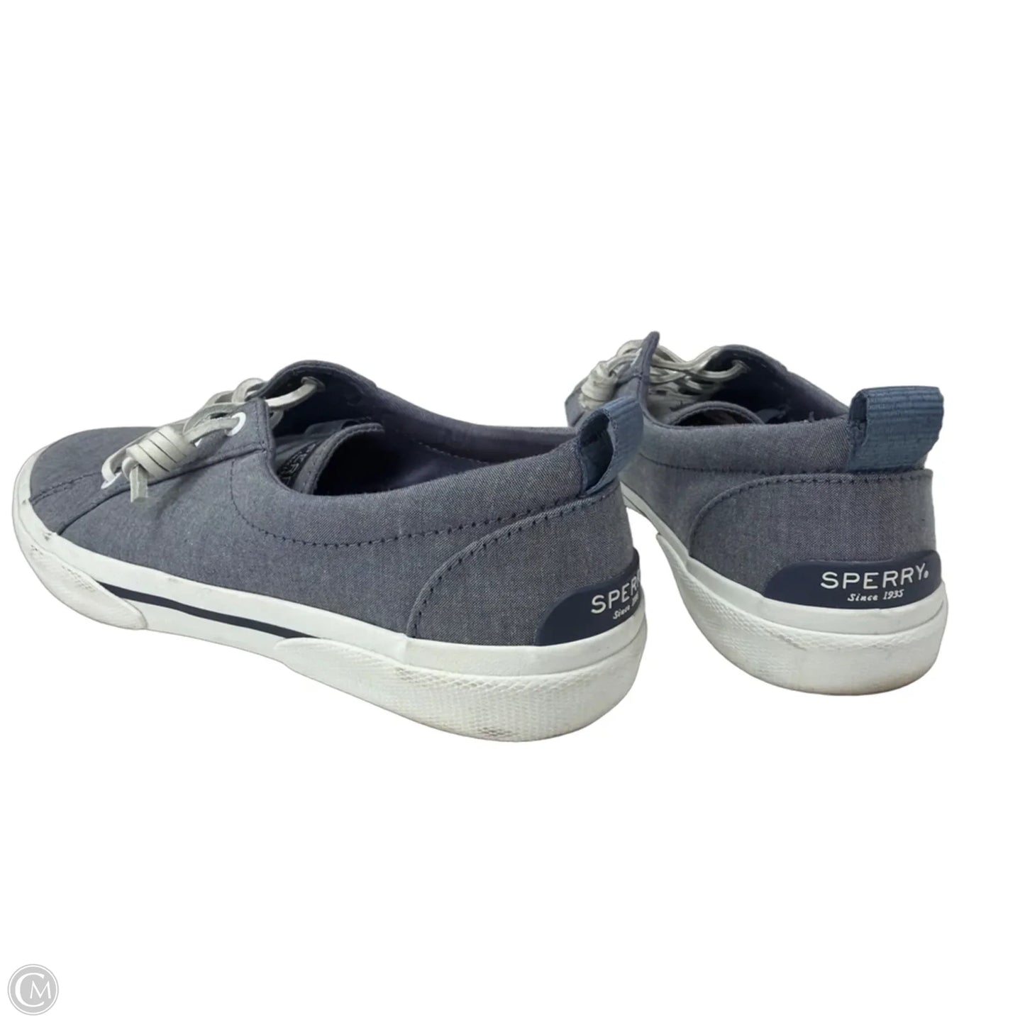 Shoes Sneakers By Sperry In Blue, Size: 9