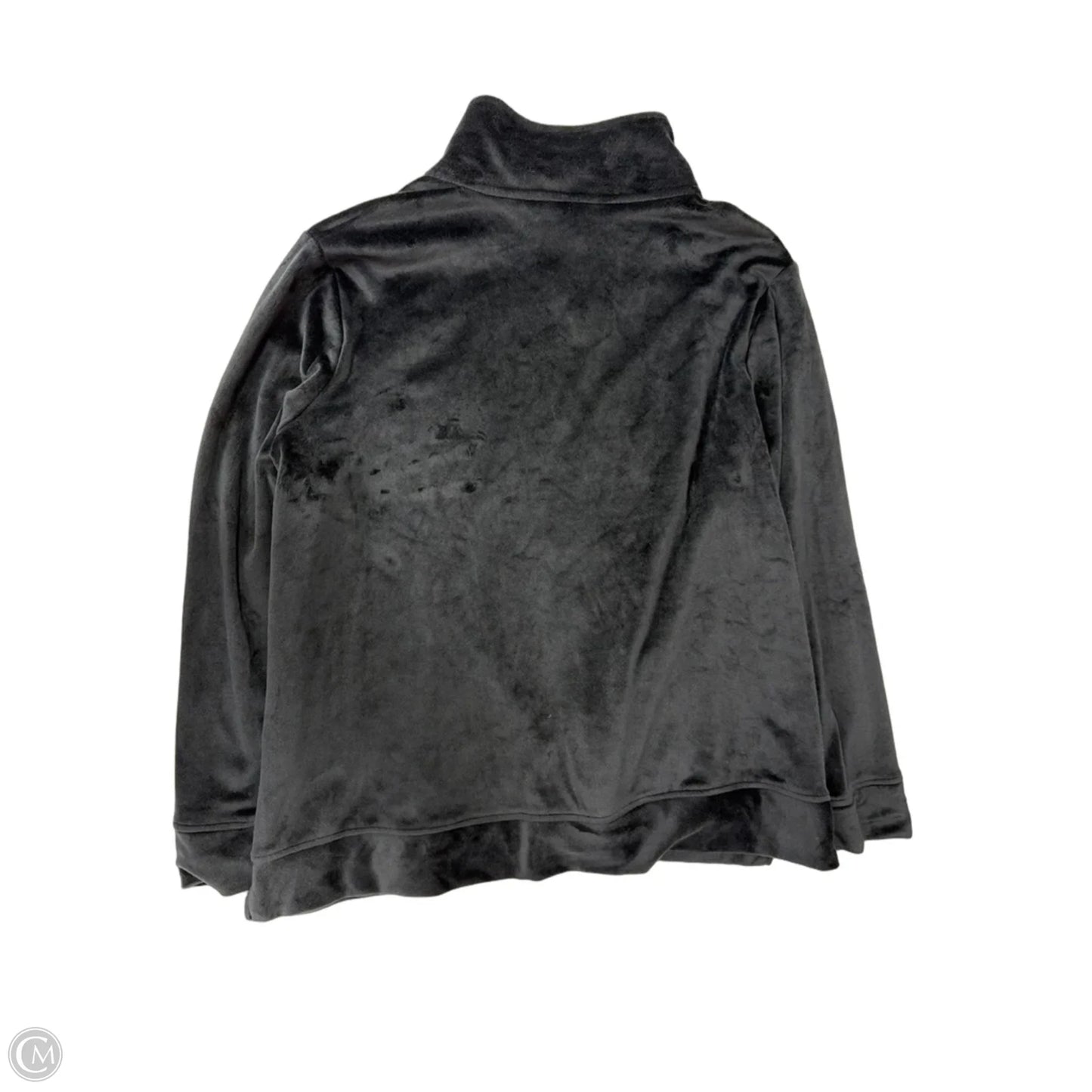 Top Long Sleeve By Croft And Barrow In Black, Size: 1x