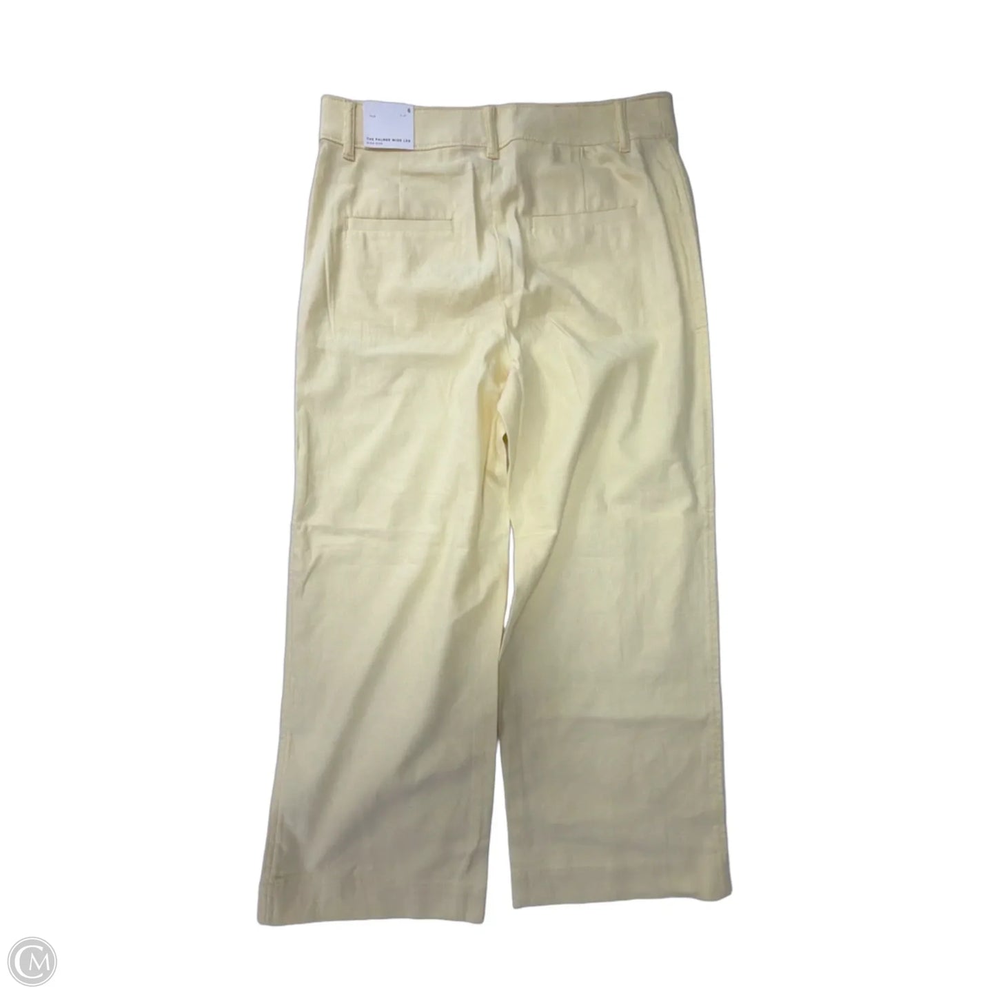 Pants Wide Leg By Loft In Yellow, Size: 6