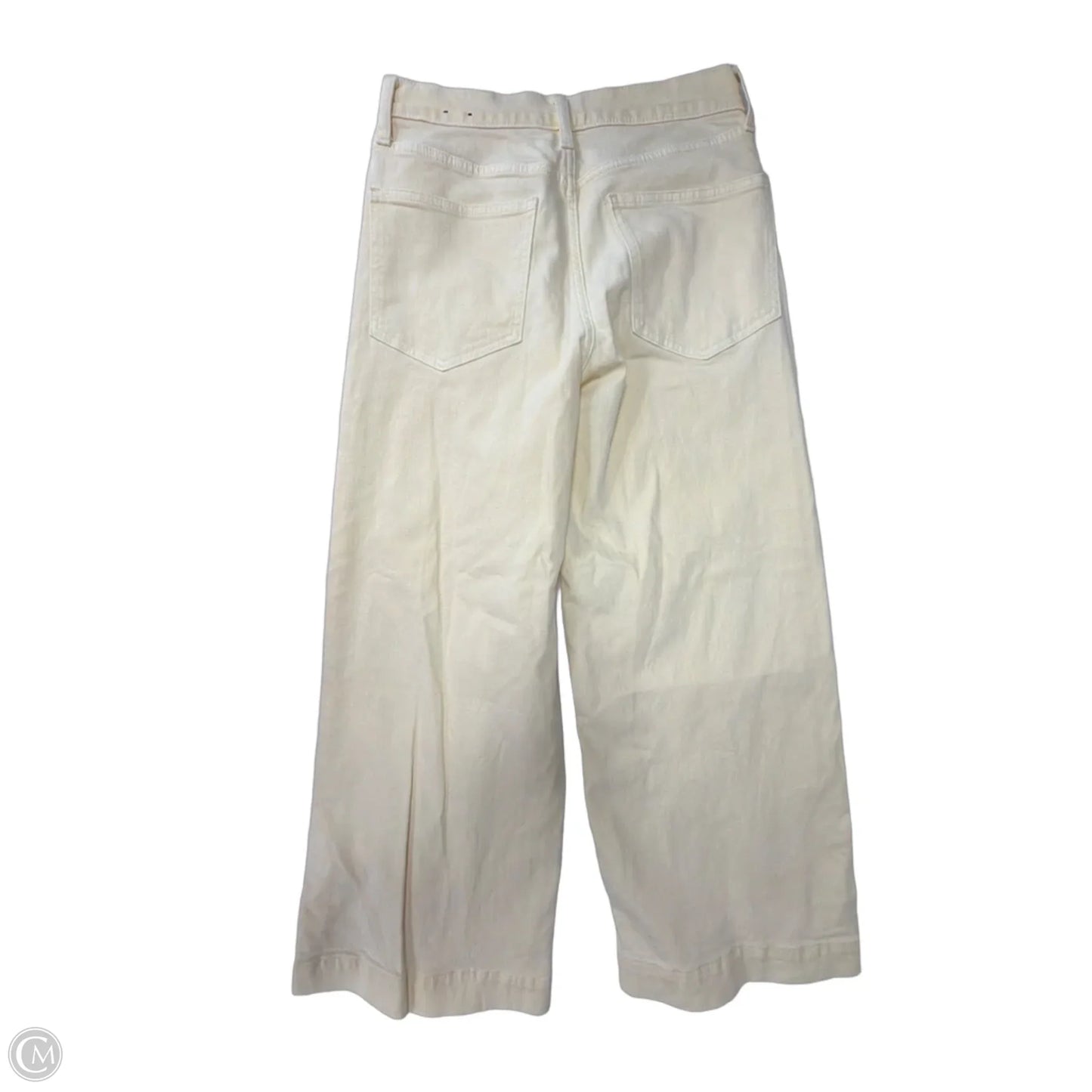 Jeans Wide Leg By Gap In Yellow Denim, Size: 4
