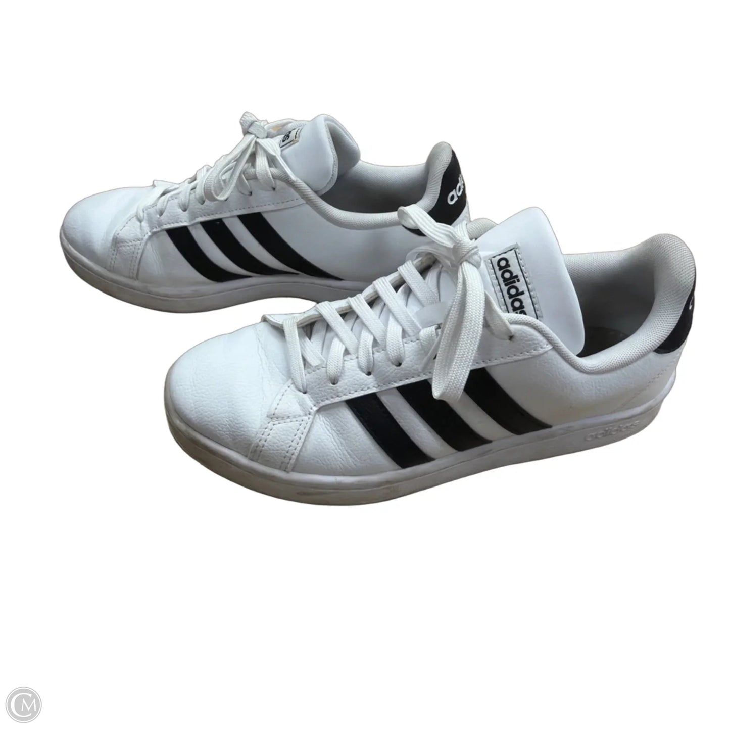Shoes Sneakers By Adidas In Black & White, Size: 9