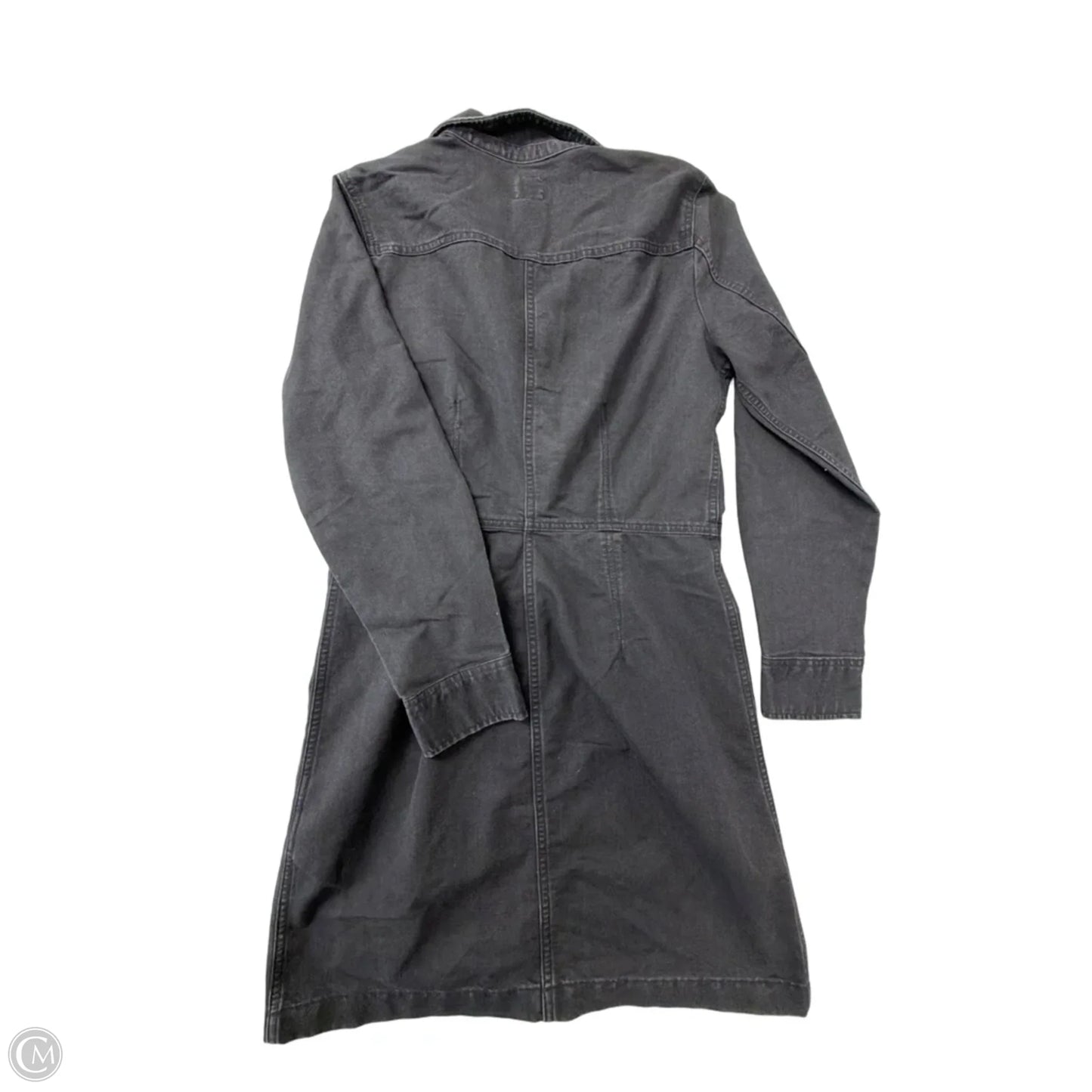 Dress Casual Midi By Levis In Black Denim, Size: M
