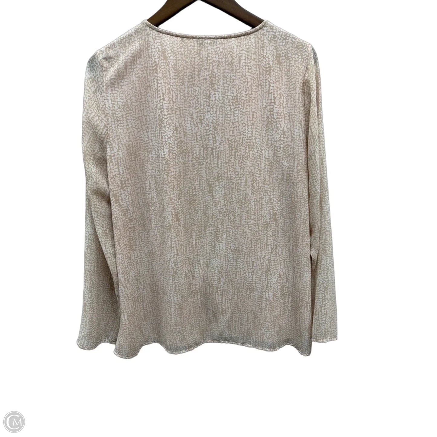 Top Long Sleeve By Calvin Klein In Pink, Size: L