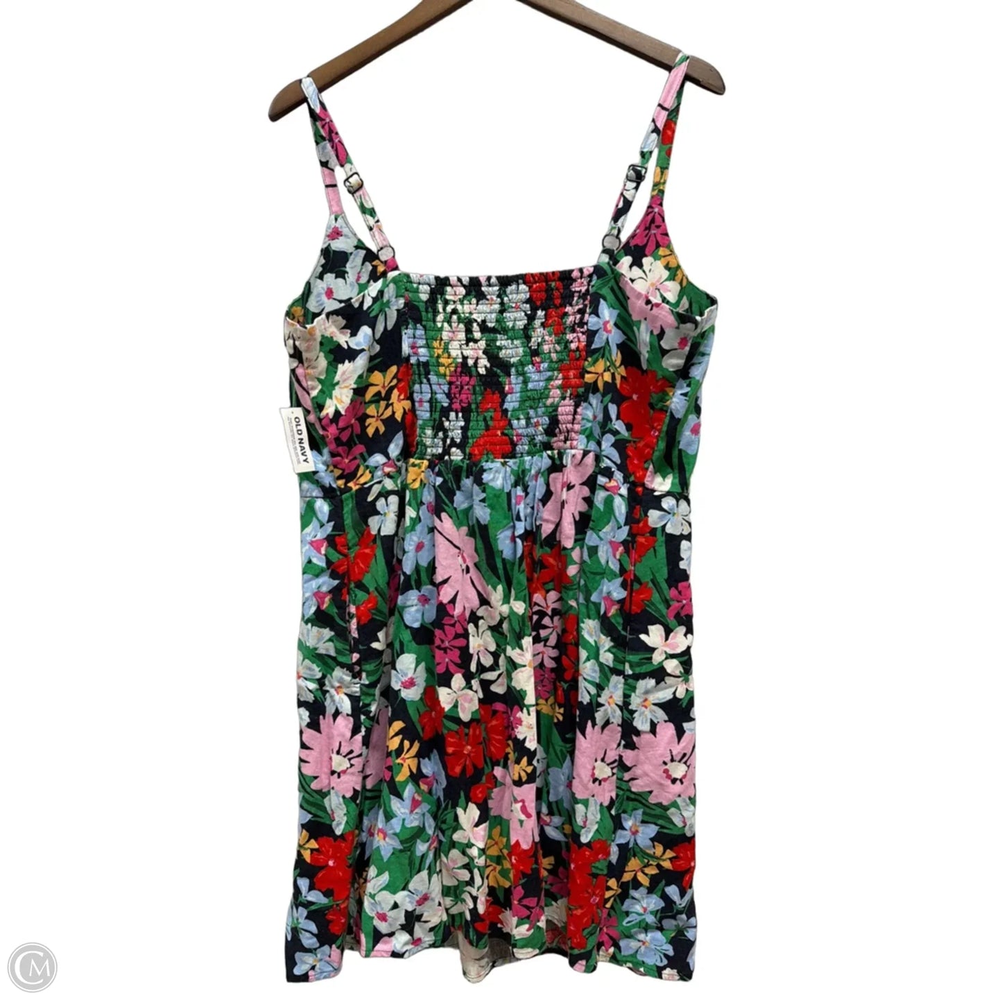 Dress Casual Short By Old Navy In Floral Print, Size: Xl