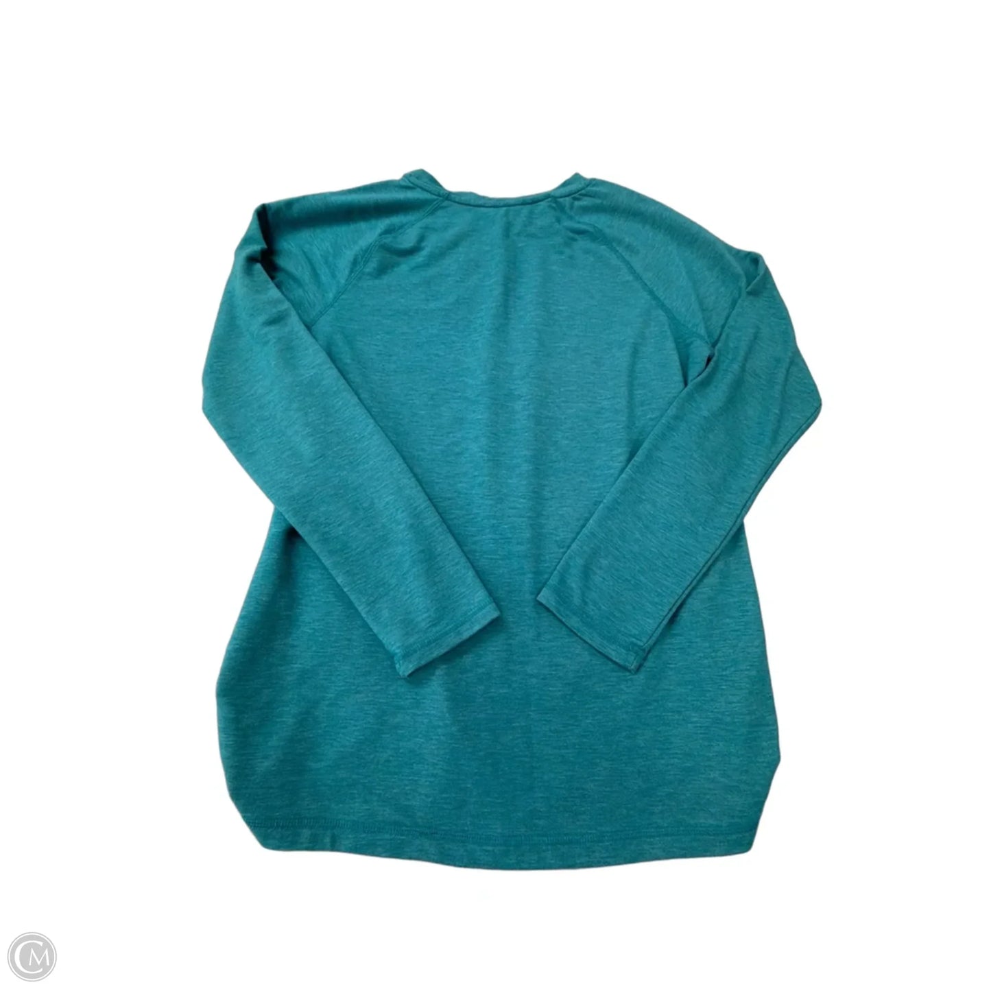 Athletic Top Long Sleeve Crewneck By Danskin In Blue, Size: L