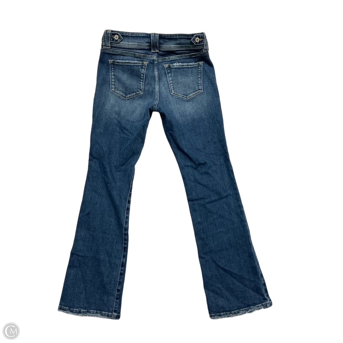 Jeans Flared By Kancan In Blue Denim, Size: 6