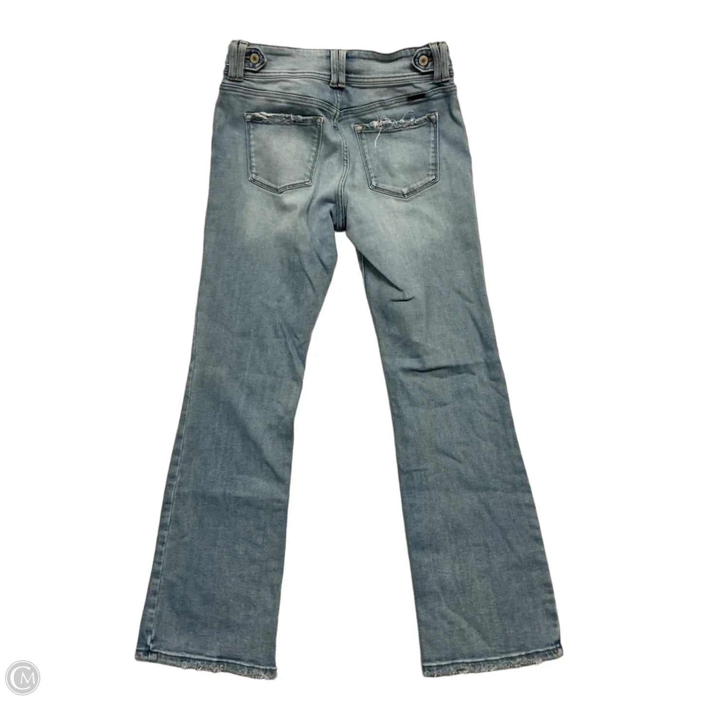 Jeans Flared By Kancan In Blue Denim, Size: 6