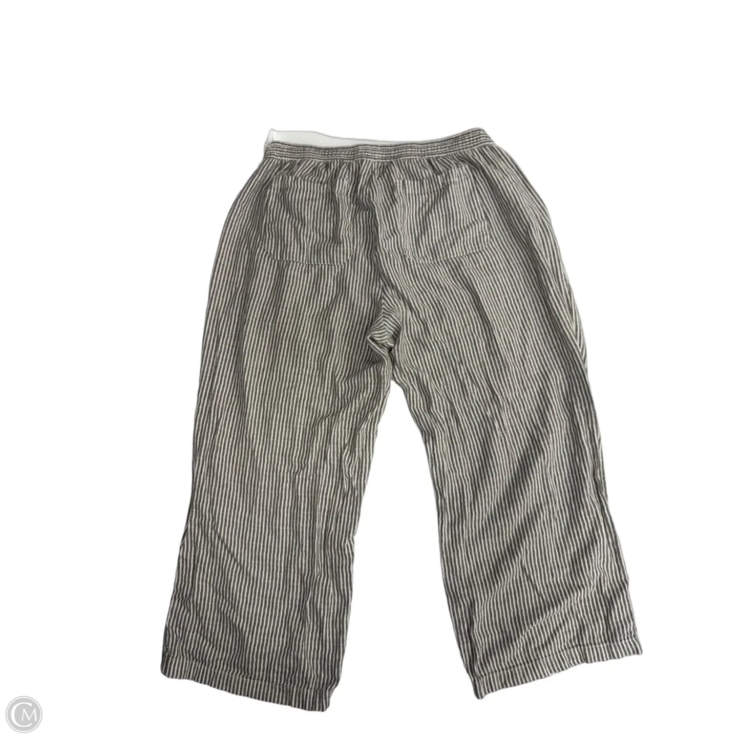 Pants Linen By Old Navy In Striped Pattern, Size: 14