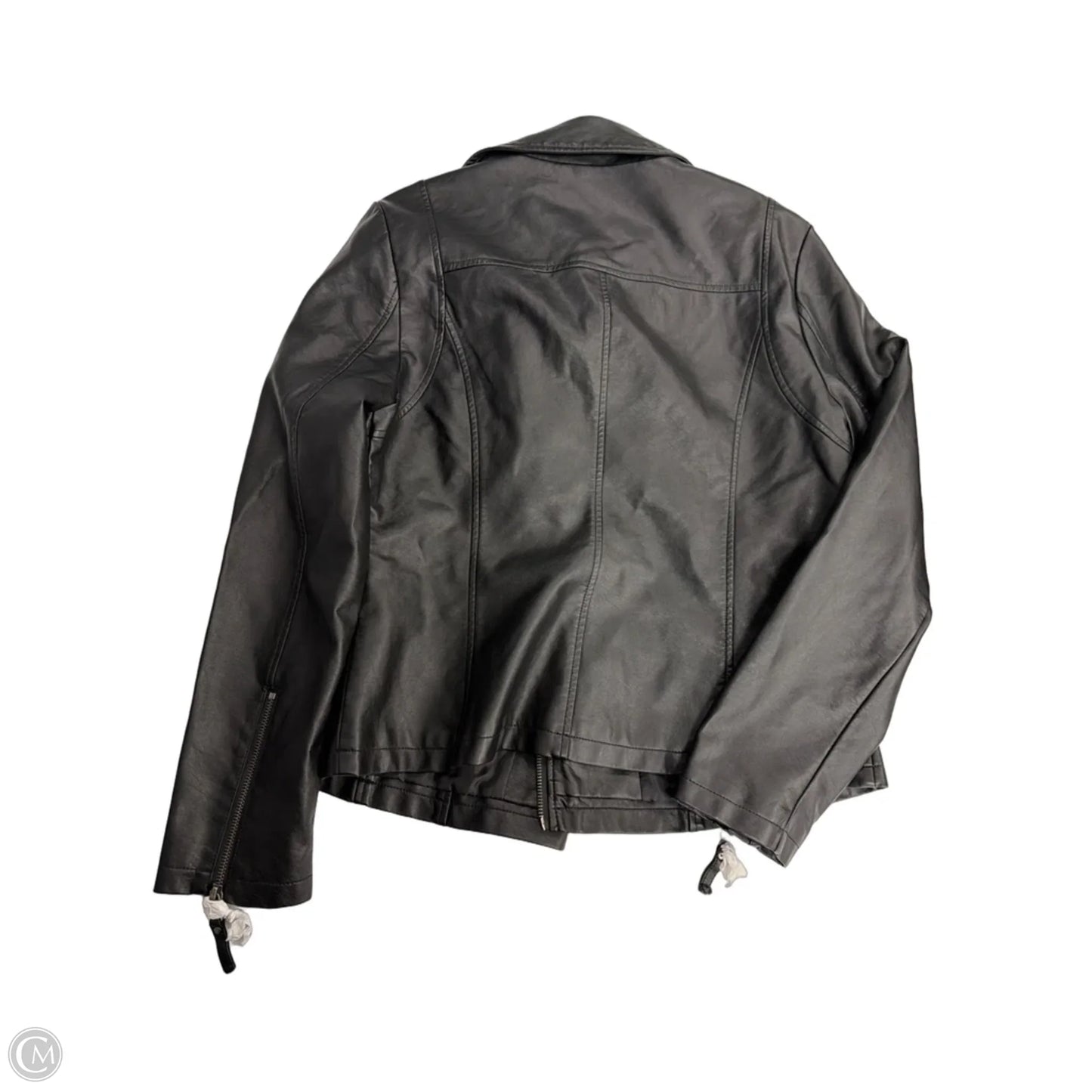 Jacket Moto By Max Studio In Black, Size: L