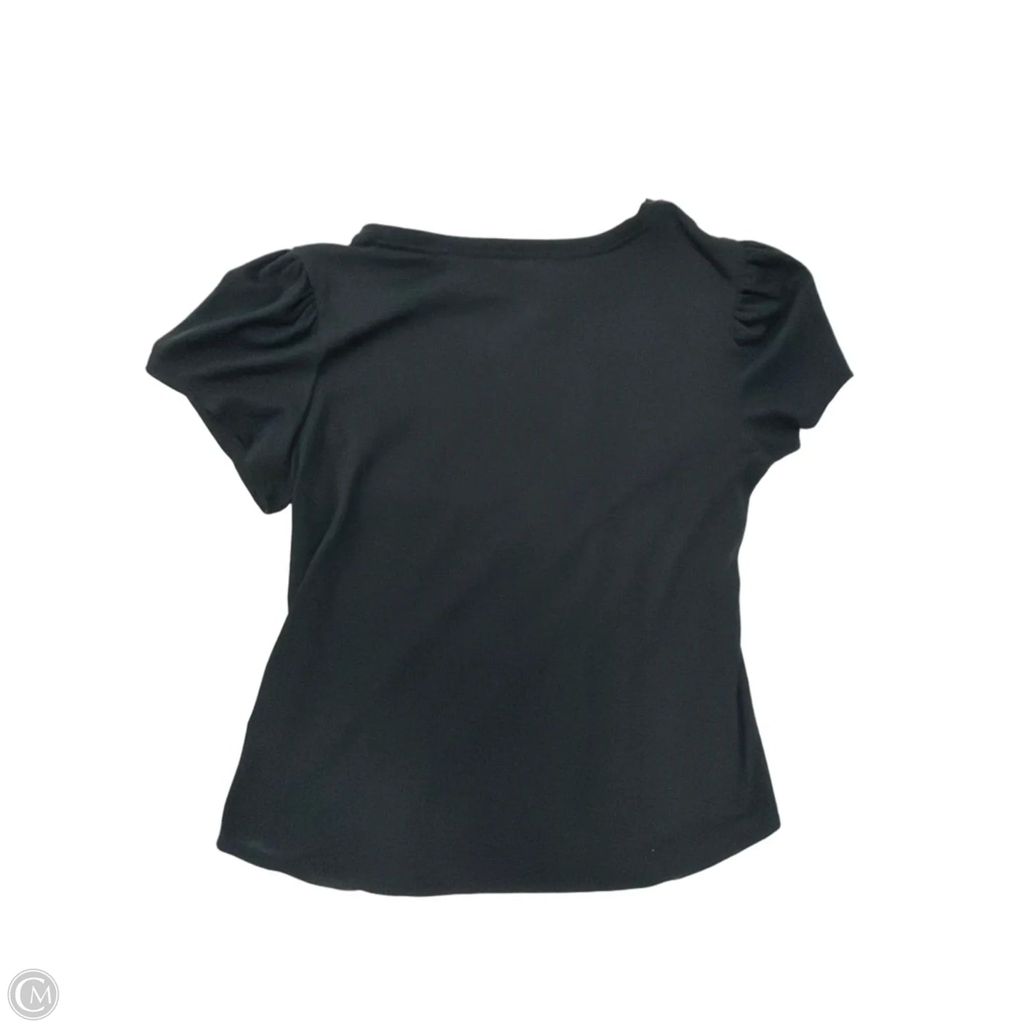 Top Short Sleeve By Ultra Flirt In Black, Size: 1x