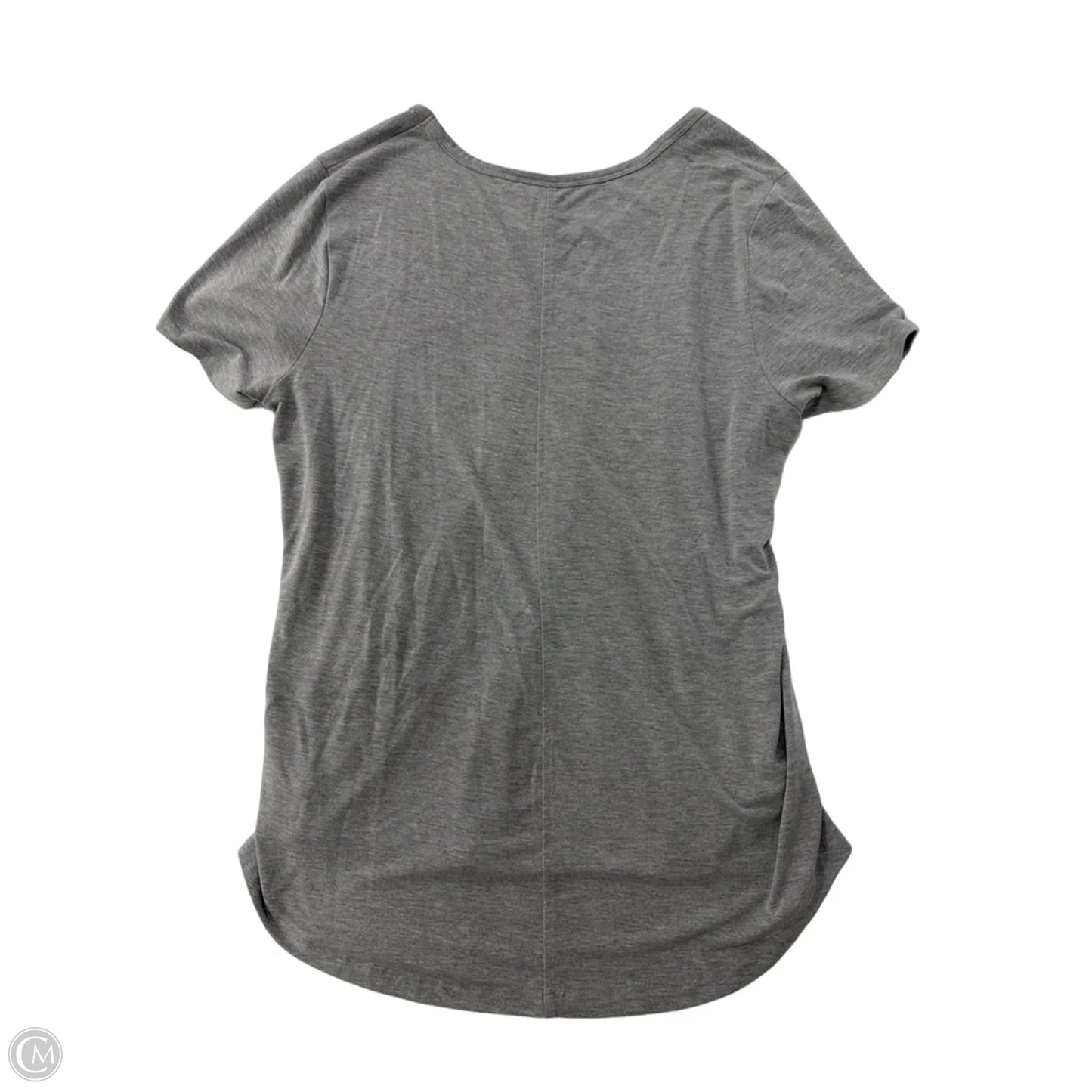 Athletic Top Short Sleeve By Clothes Mentor In Grey, Size: L