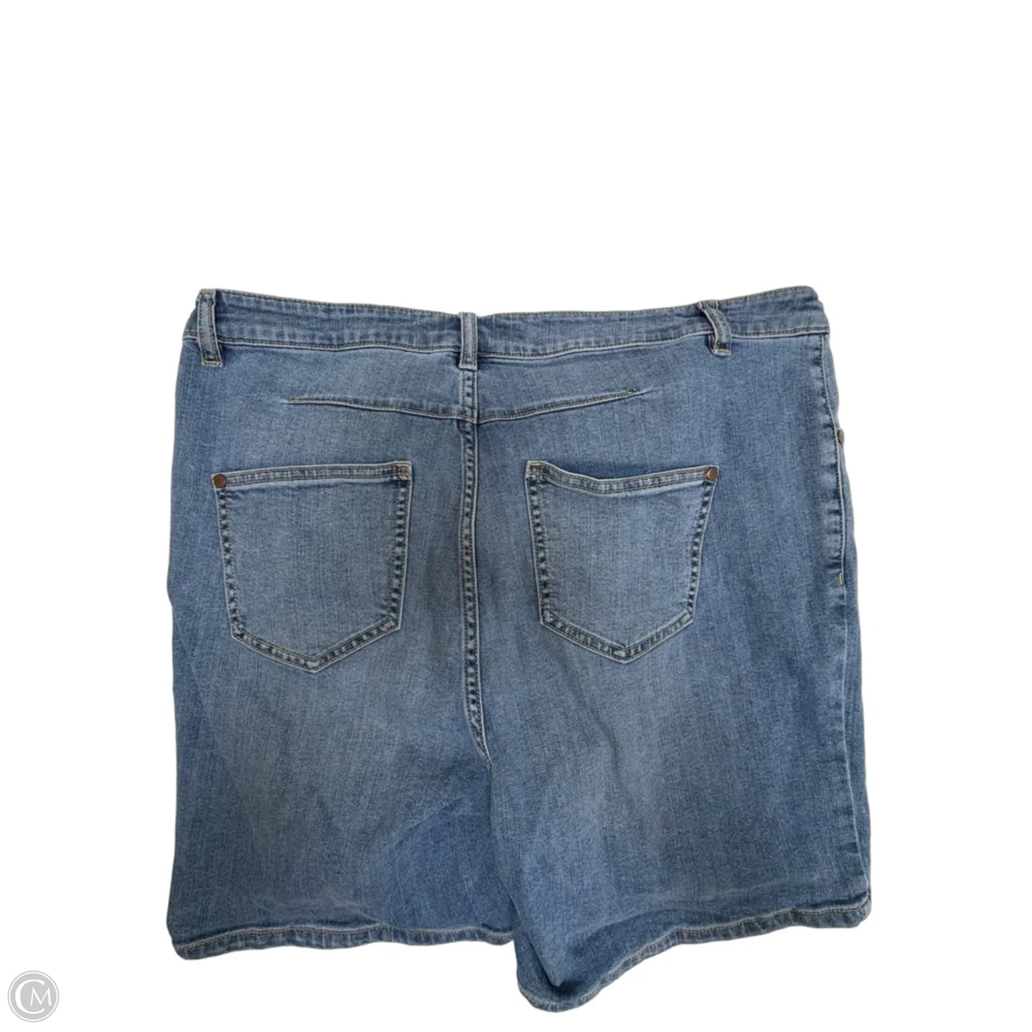 Shorts By Ellos In Blue Denim, Size: 18