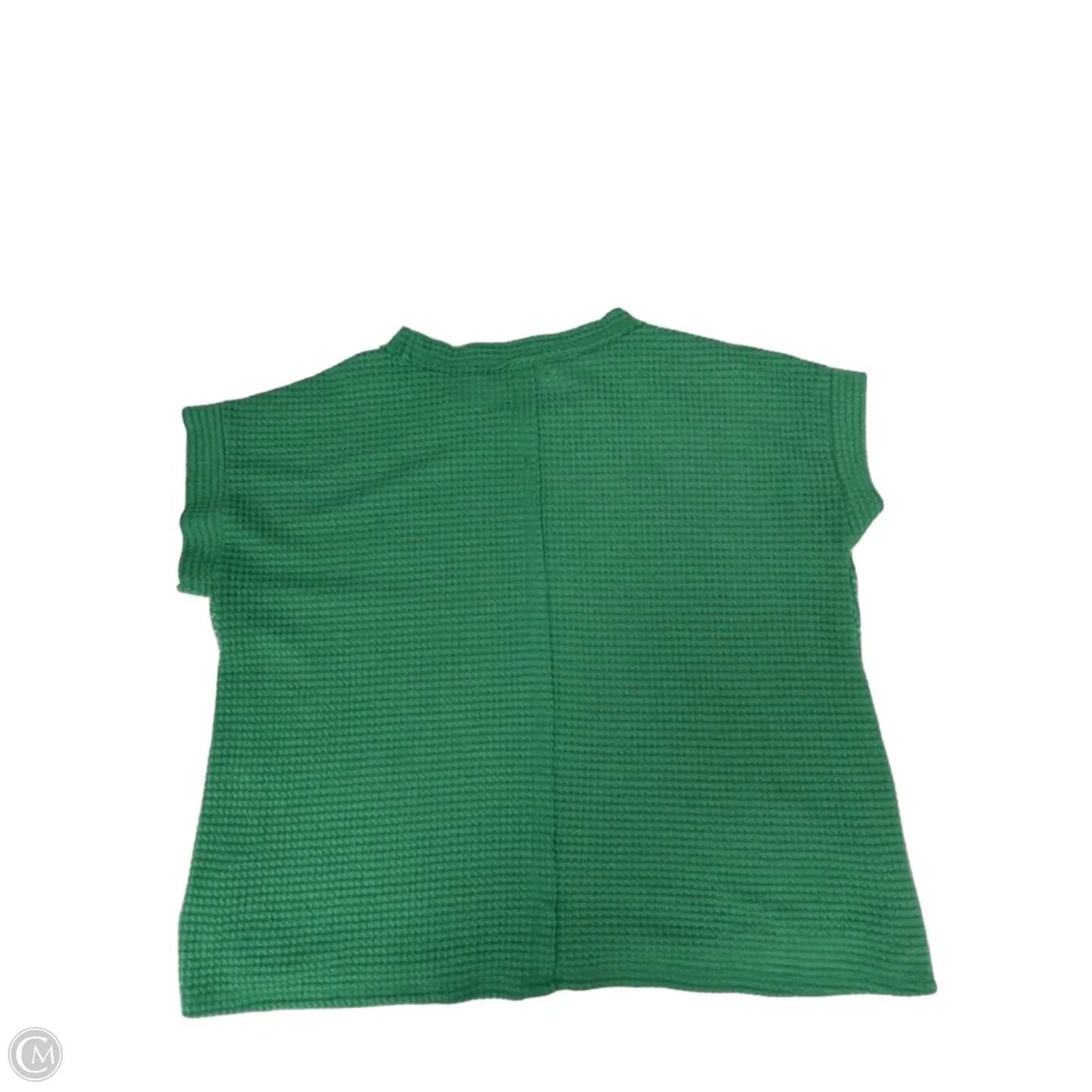 Top Short Sleeve By Zenana In Green, Size: S