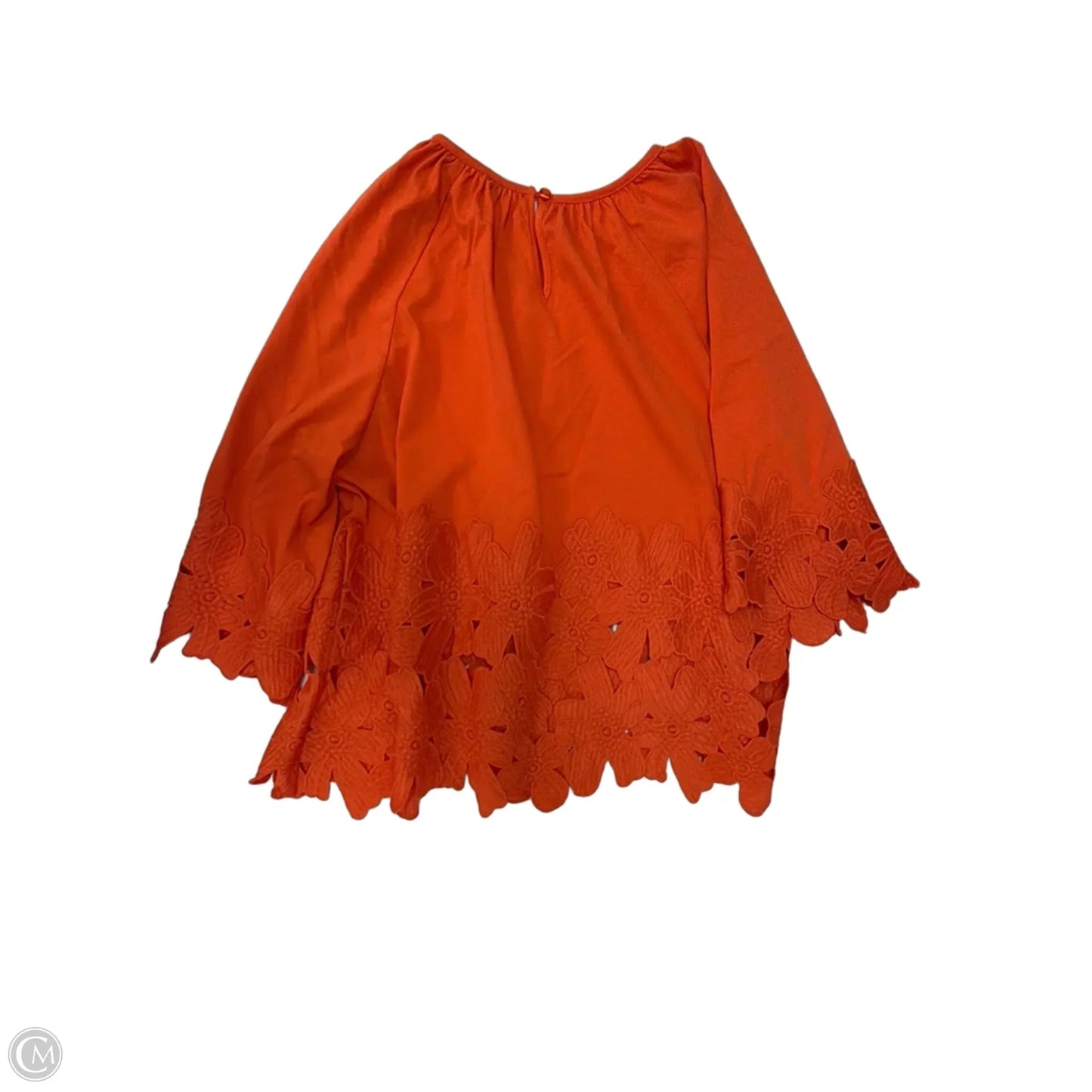 Top Long Sleeve By Marc New York In Orange, Size: L