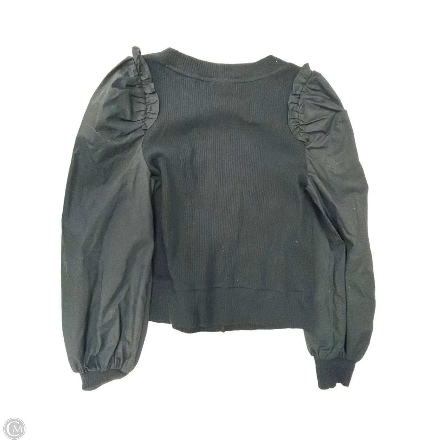 Top Long Sleeve By Who What Wear In Black, Size: S