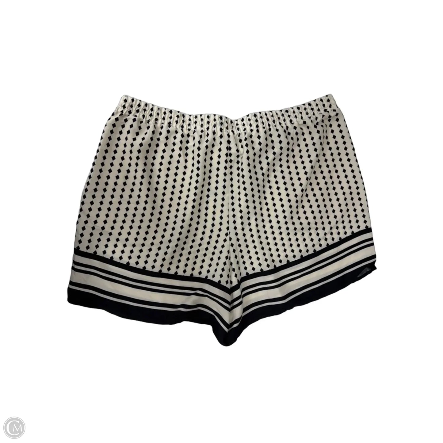 Shorts By Express In Black & Cream, Size: 14