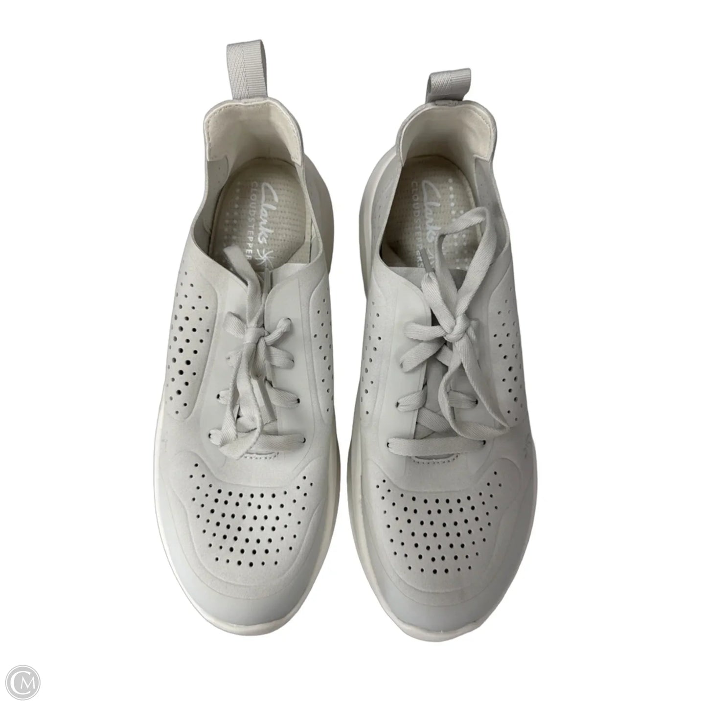 Shoes Sneakers By Clarks In Grey, Size: 8