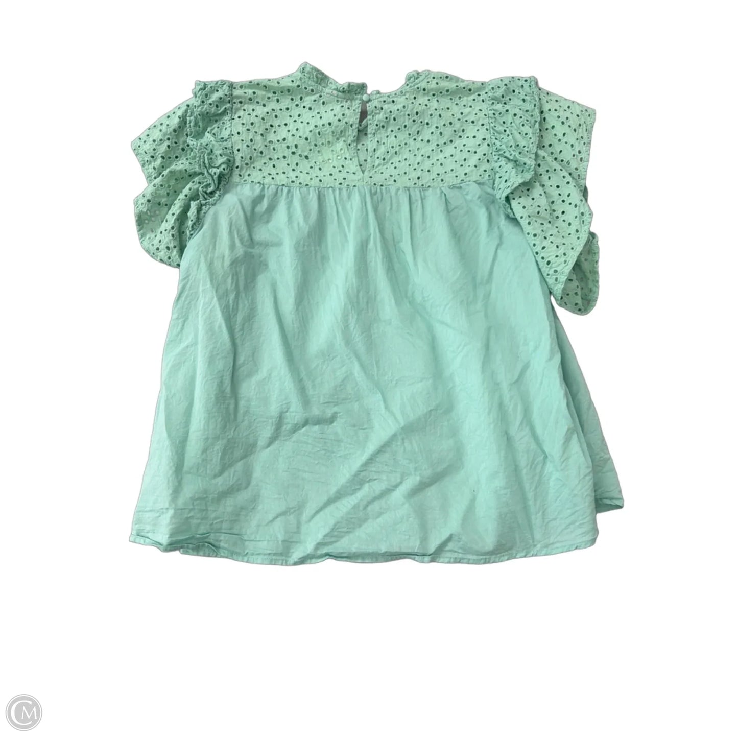 Top Short Sleeve By A New Day In Green, Size: Xl