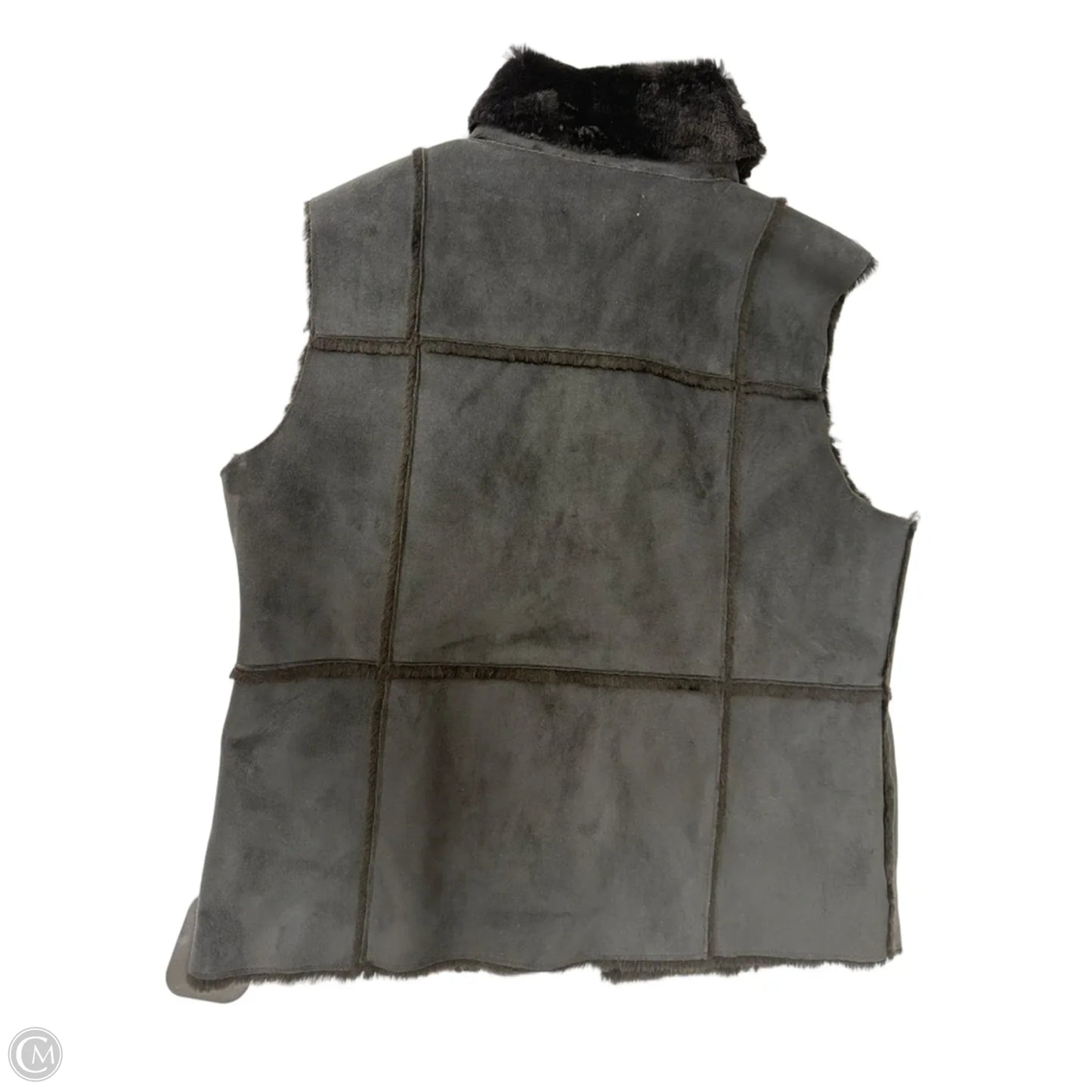 Vest Faux Fur & Sherpa By White House Black Market In Black, Size: Xl