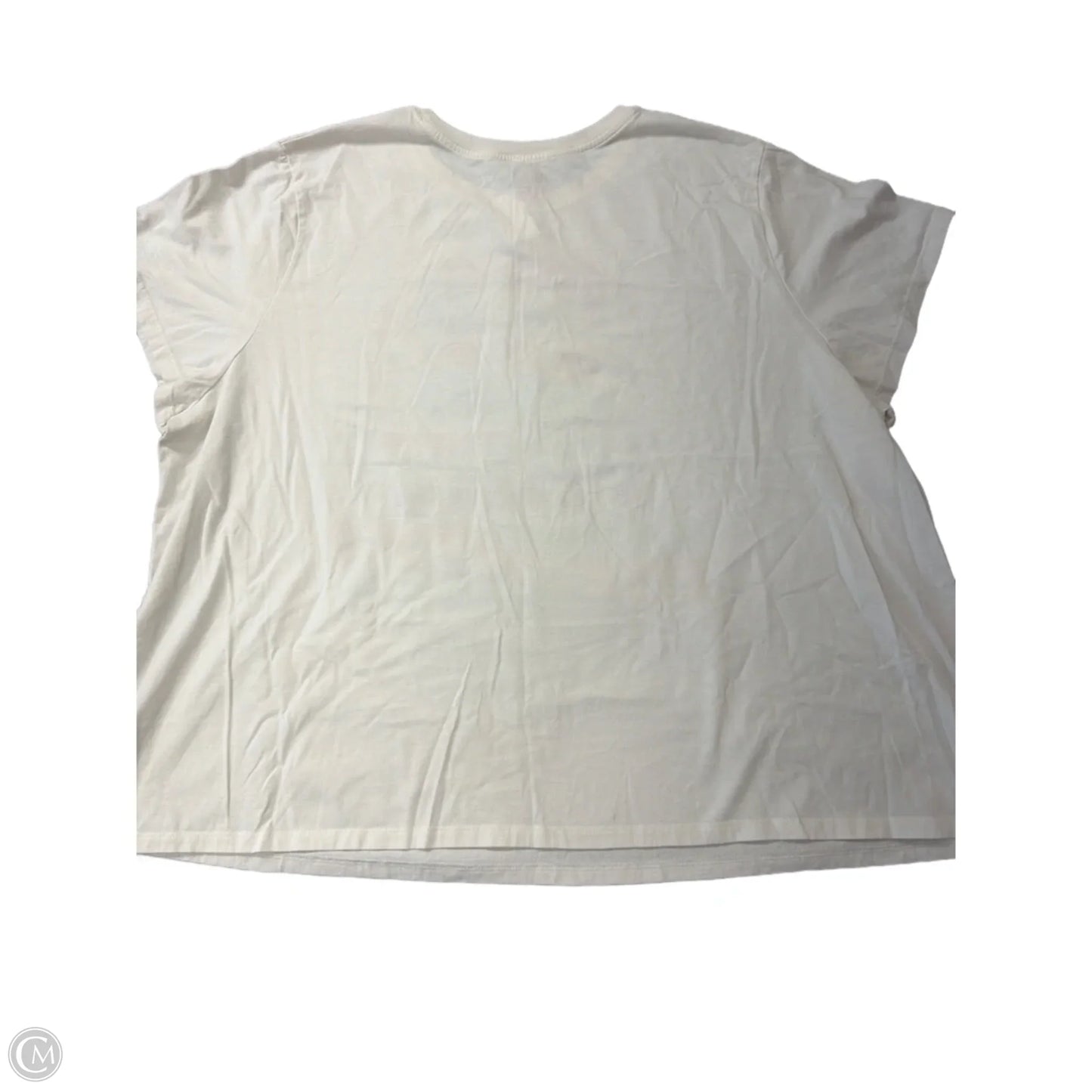 Top Short Sleeve By Wondershop In White, Size: 4x
