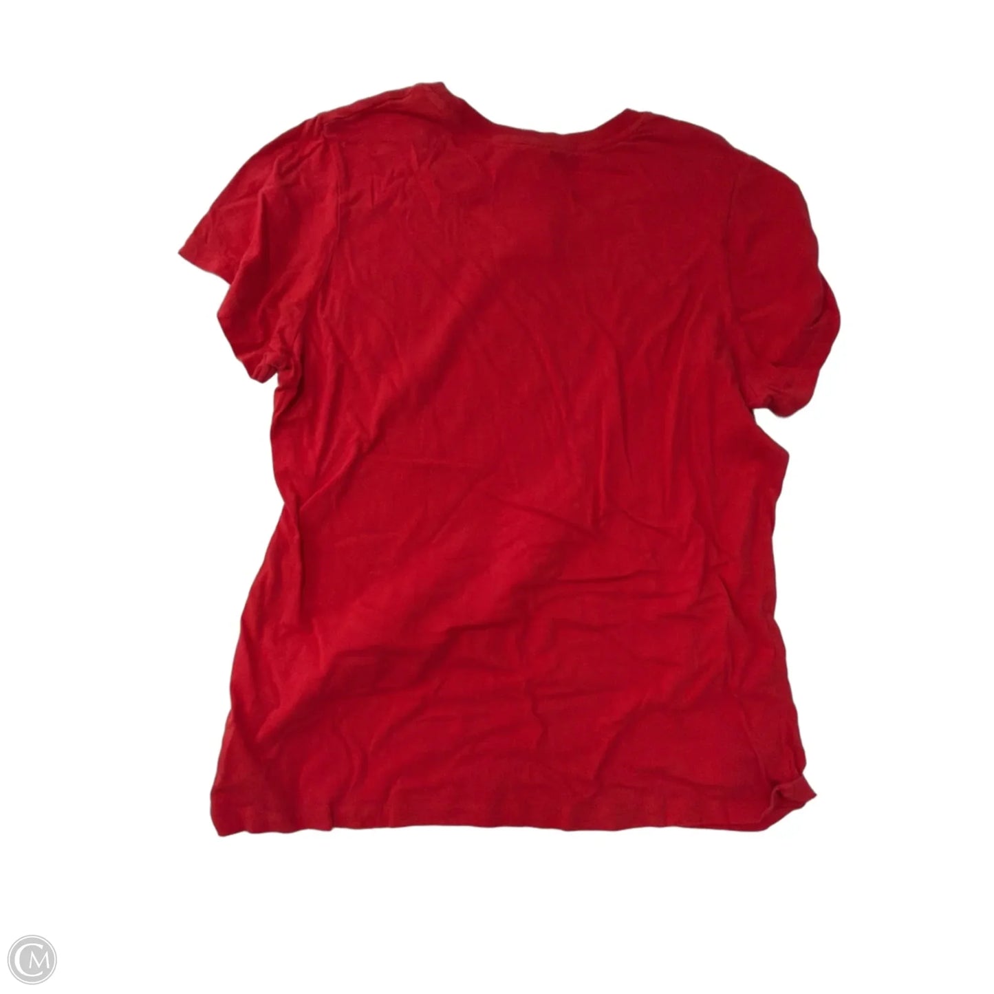 Top Short Sleeve By Clothes Mentor In Red, Size: Xl