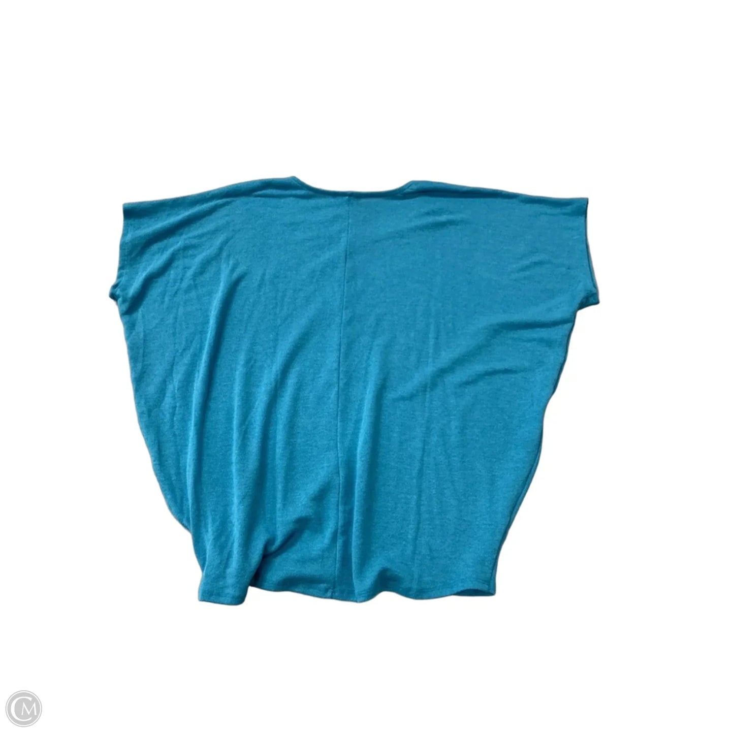 Top Short Sleeve By White Birch In Blue, Size: L