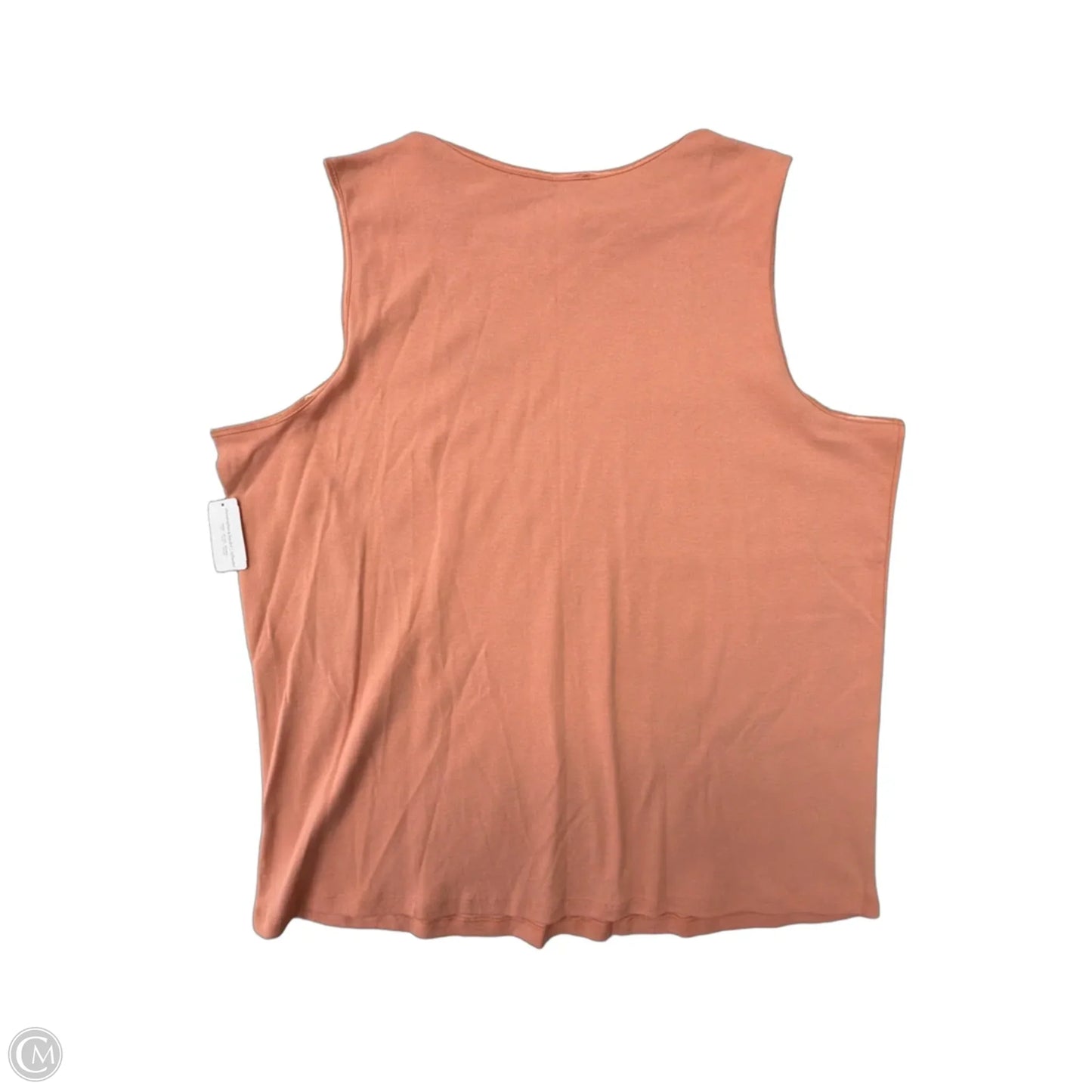 Tank Top By Cj Banks In Peach, Size: 3x