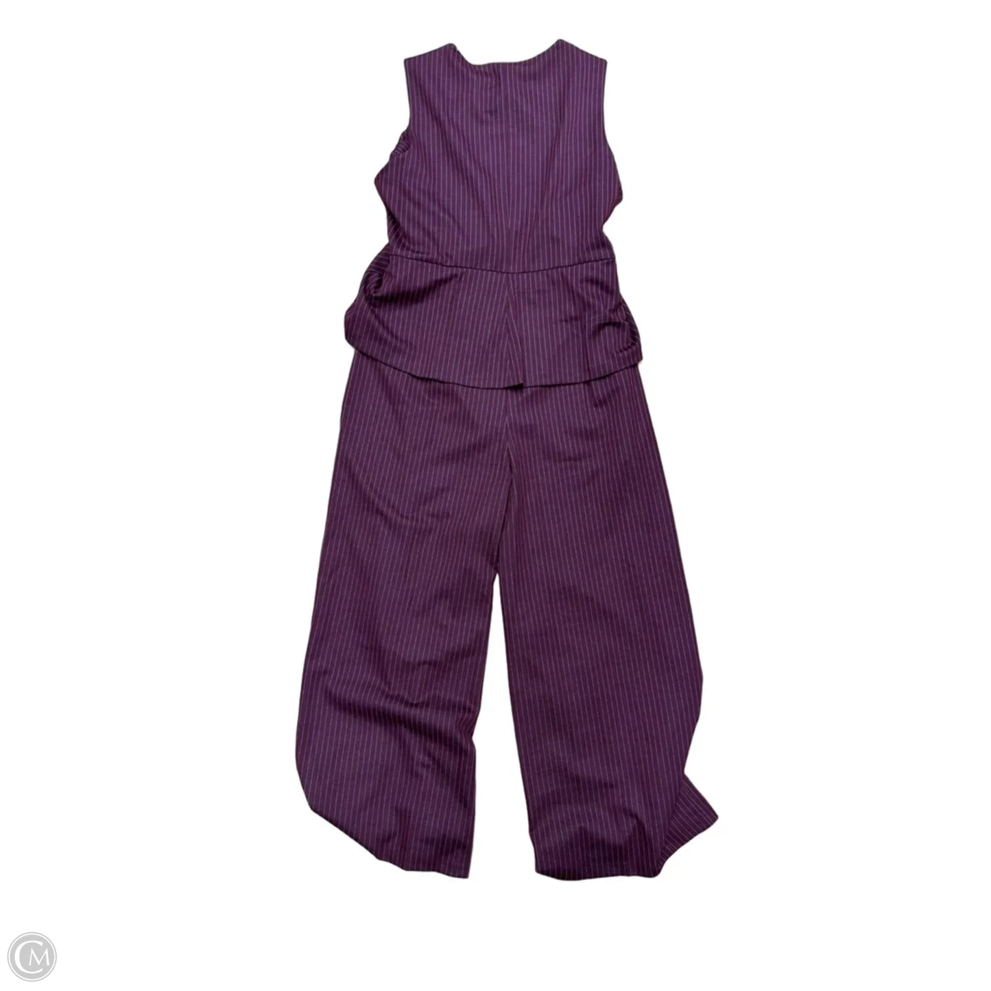 Jumpsuit By Calvin Klein In Striped Pattern, Size: Xl