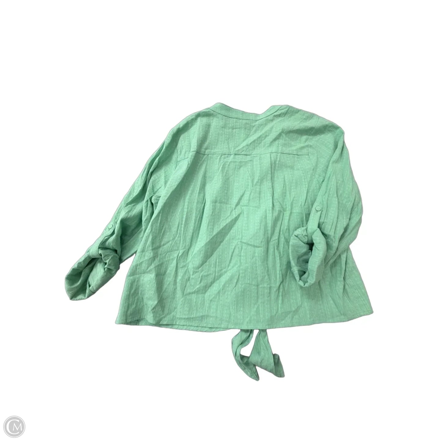 Top Long Sleeve By Lovestitch In Green, Size: M