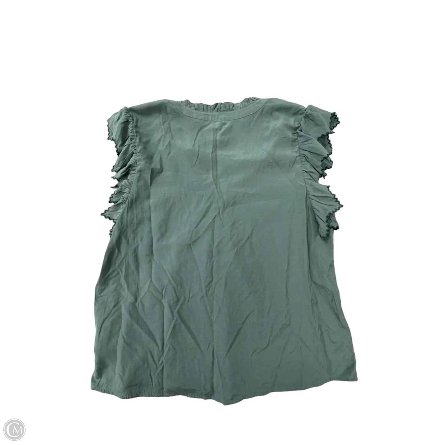 Top Sleeveless By Democracy In Green, Size: M