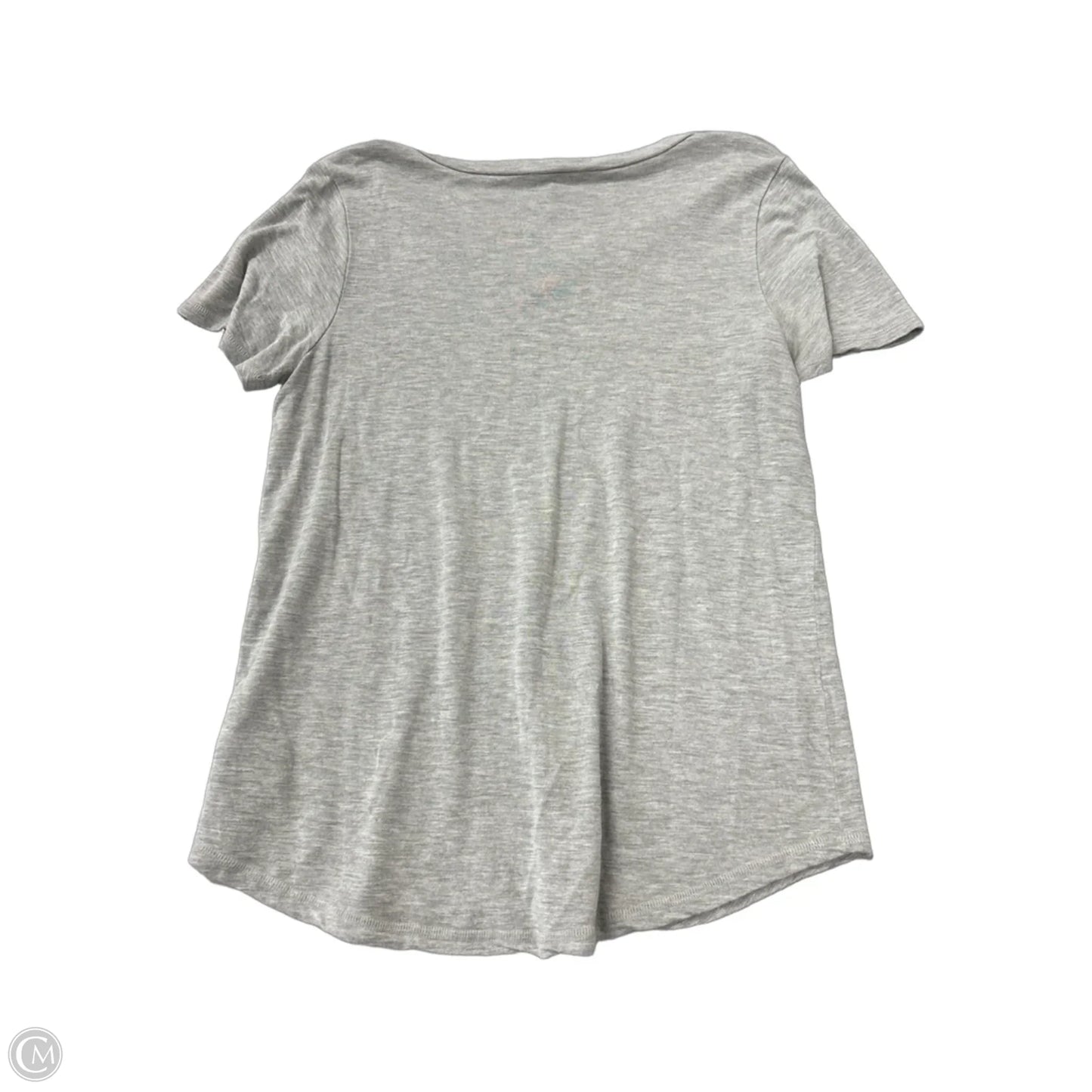 Top Short Sleeve By Jessica Simpson In Grey, Size: M